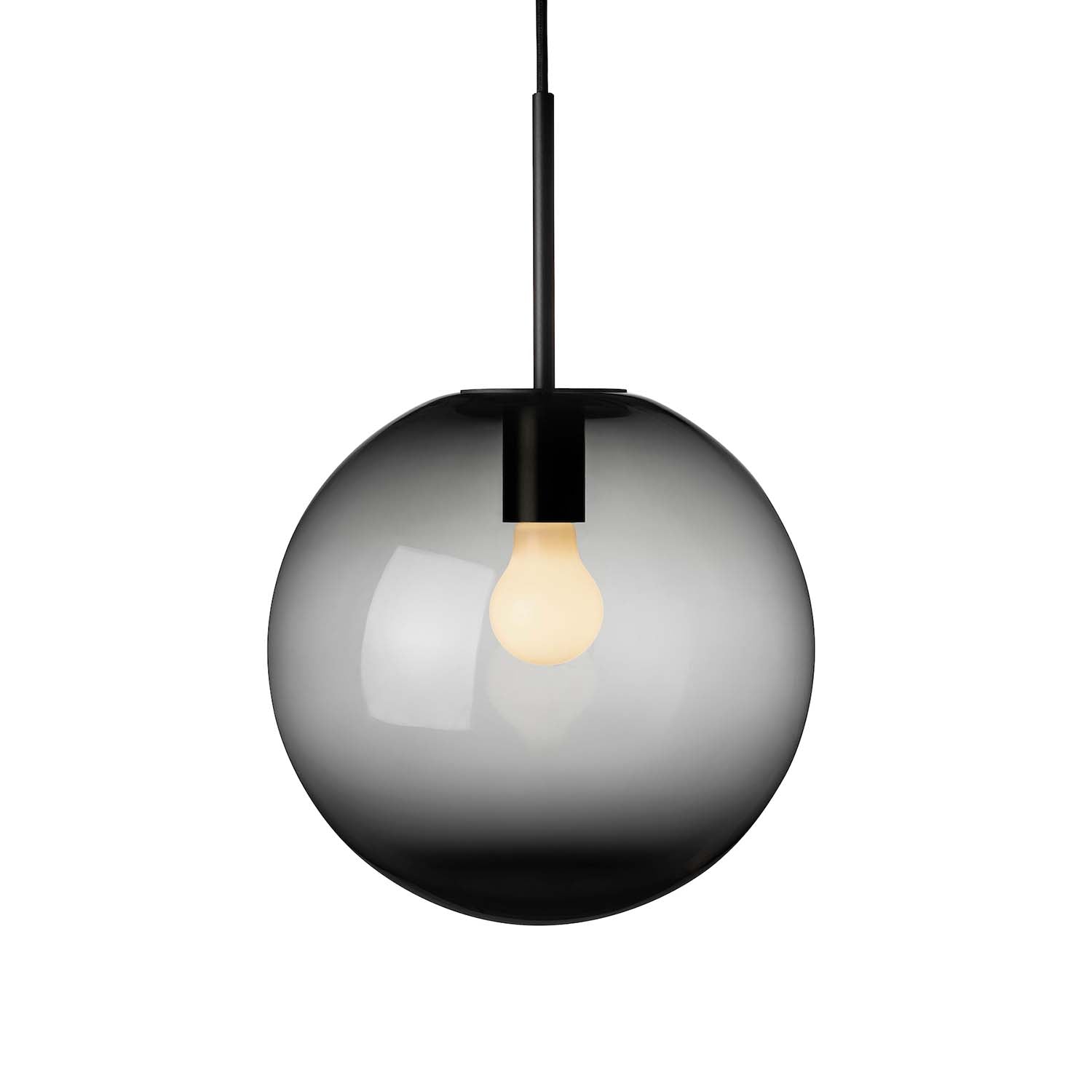 ARCHIVE 4014 - Handmade blown glass globe pendant light