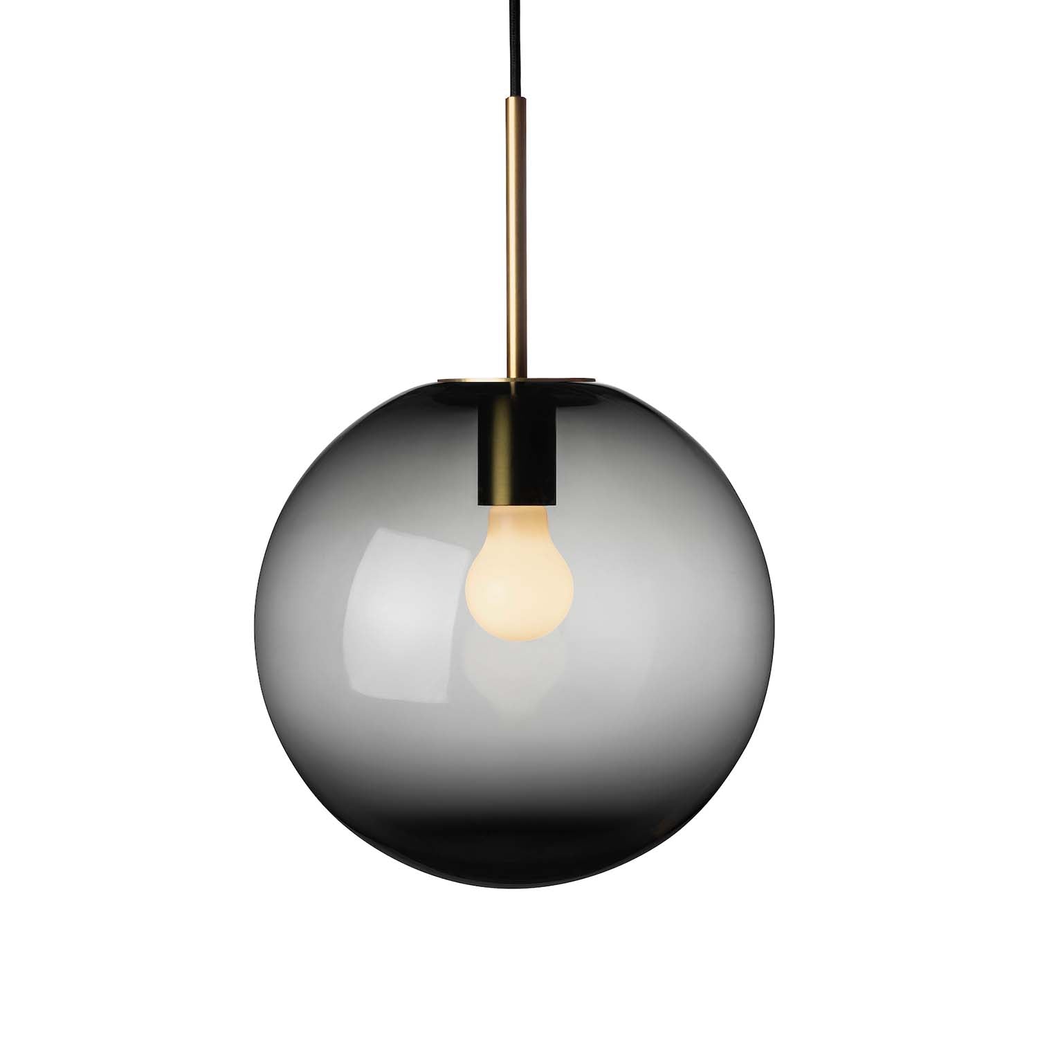 ARCHIVE 4014 - Handmade blown glass globe pendant light