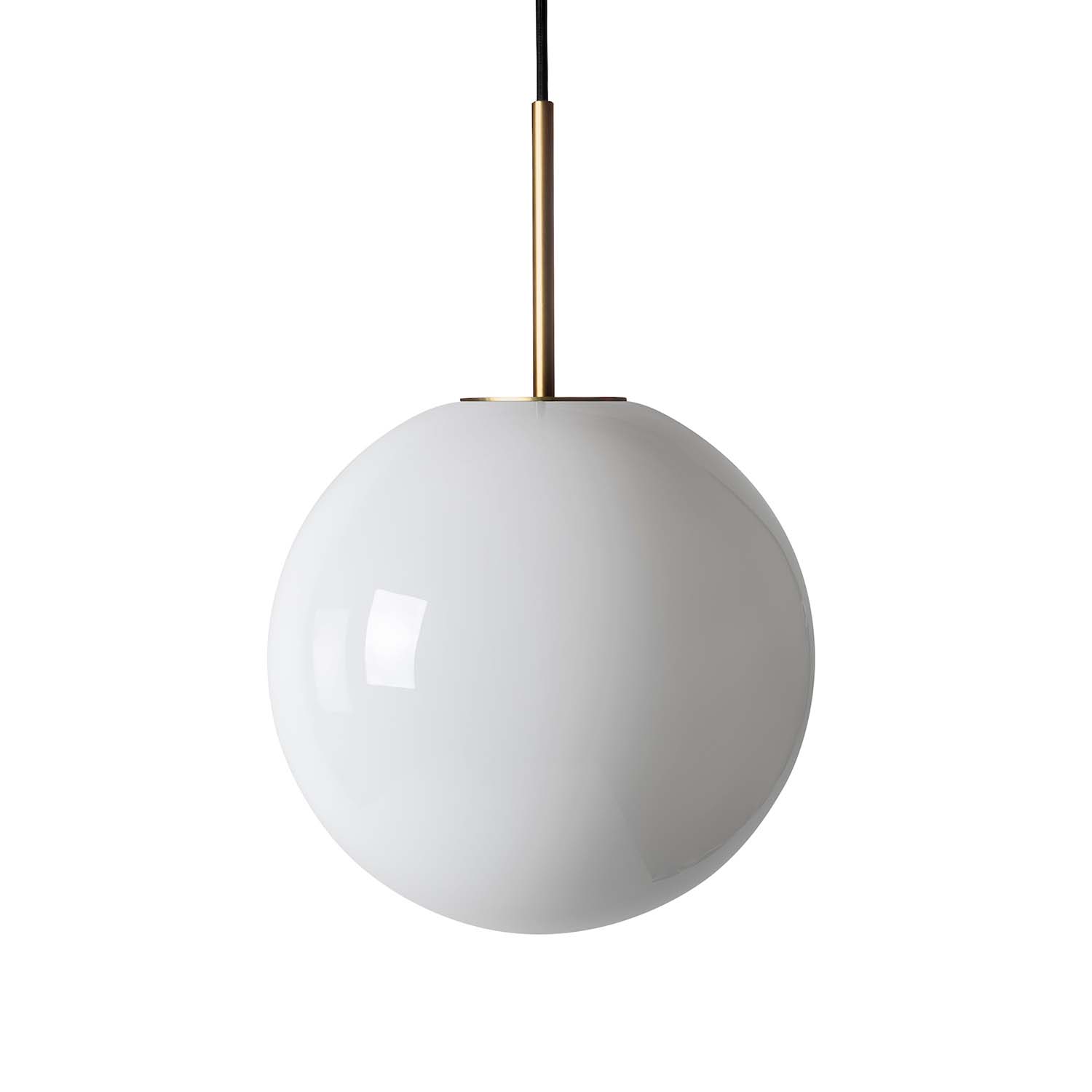 ARCHIVE 4014 - Handmade blown glass globe pendant light
