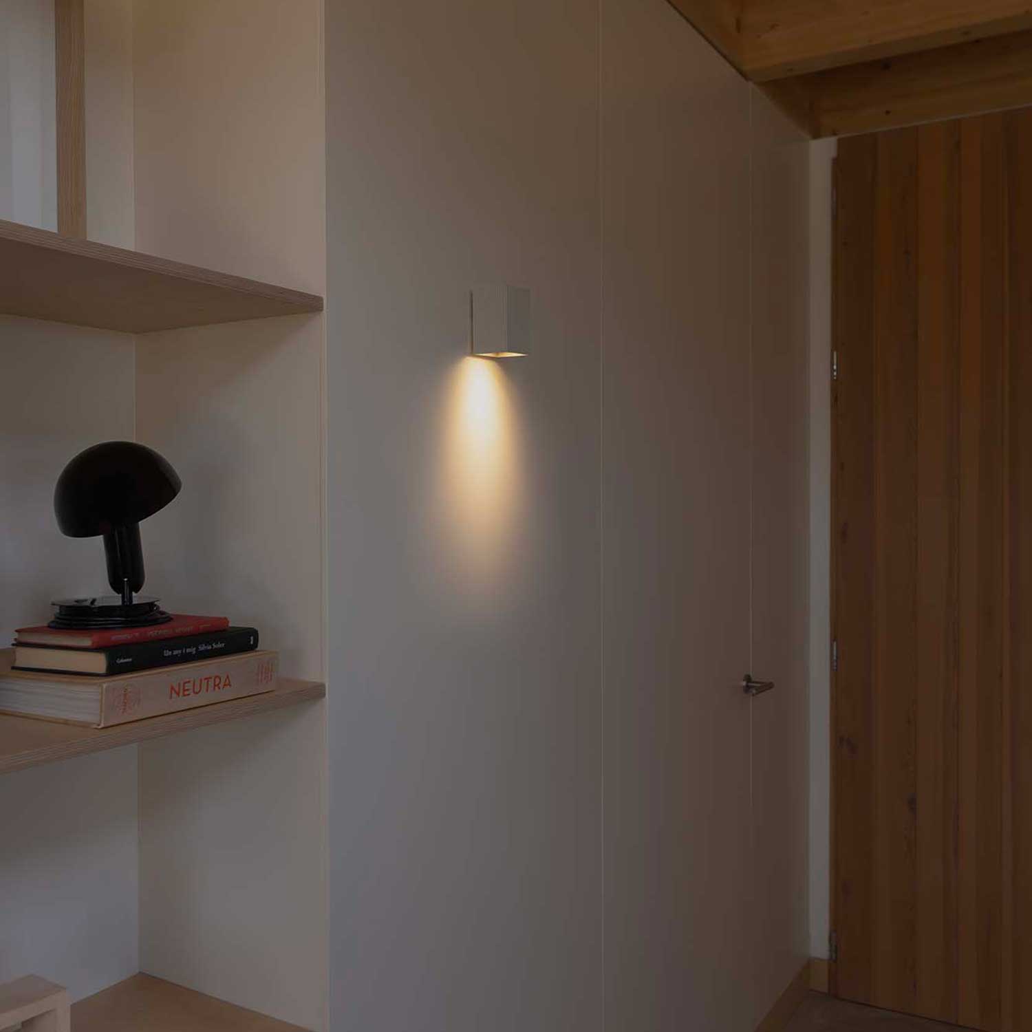 Moon - Minimalist steel wall sconce for living room