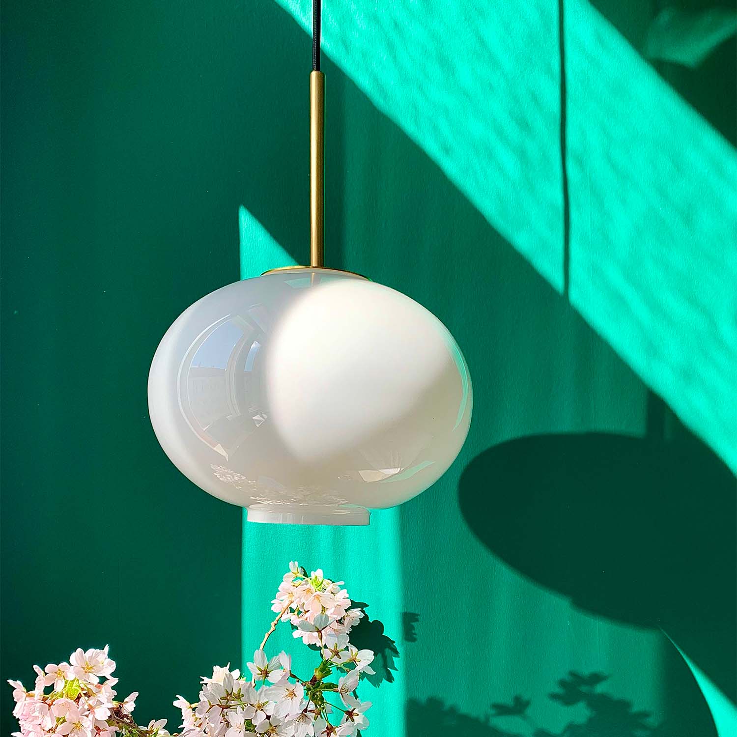 ARCHIVE 4169 - Hand-blown glass chandelier