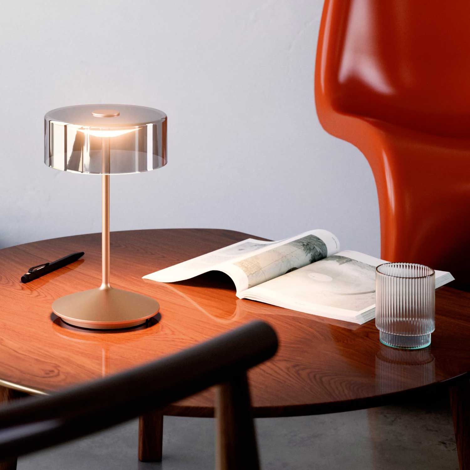 Numotion - беспроводная светодиодная дизайнерская настольная лампа