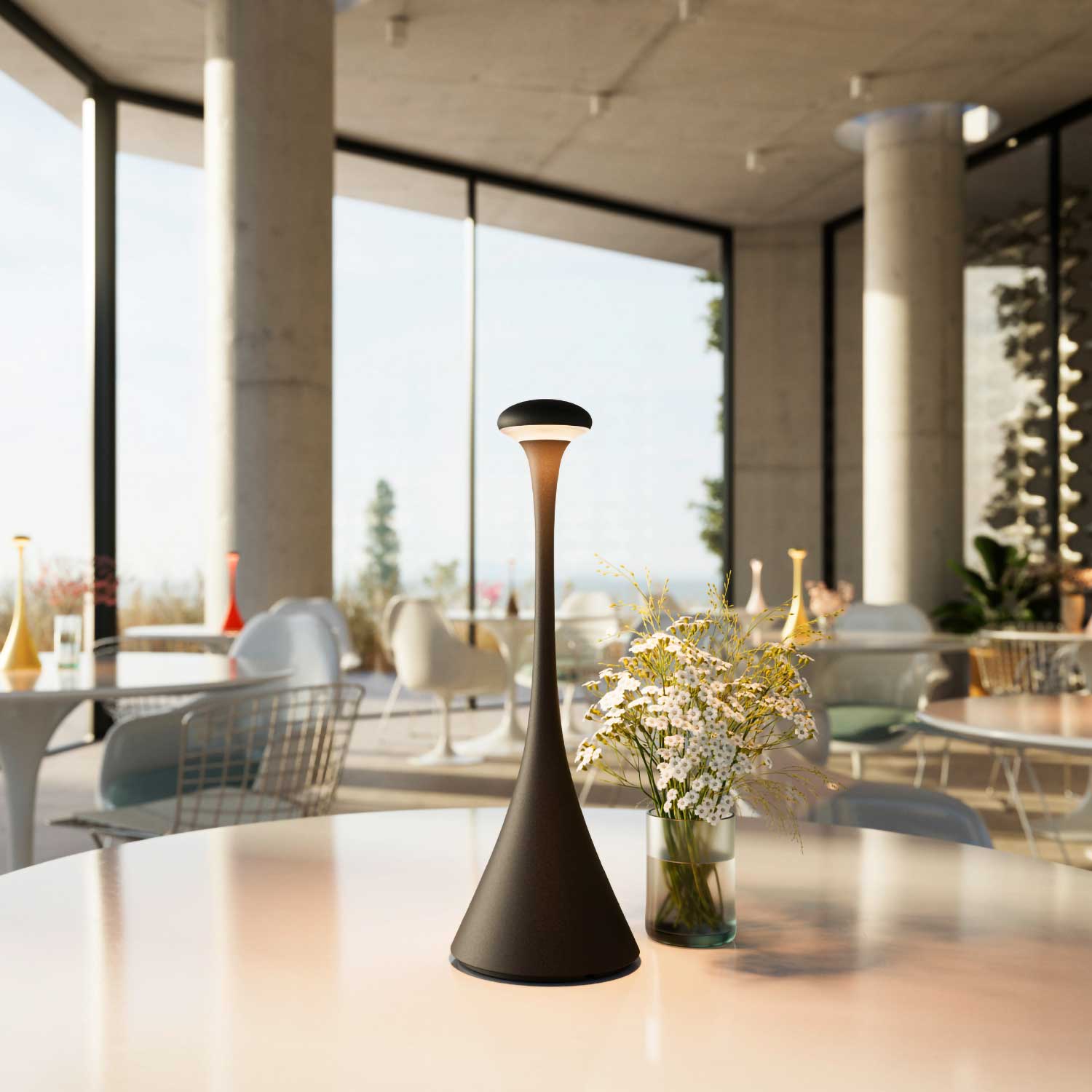 Nudrop - Portable wireless LED lamp design for outdoor use
