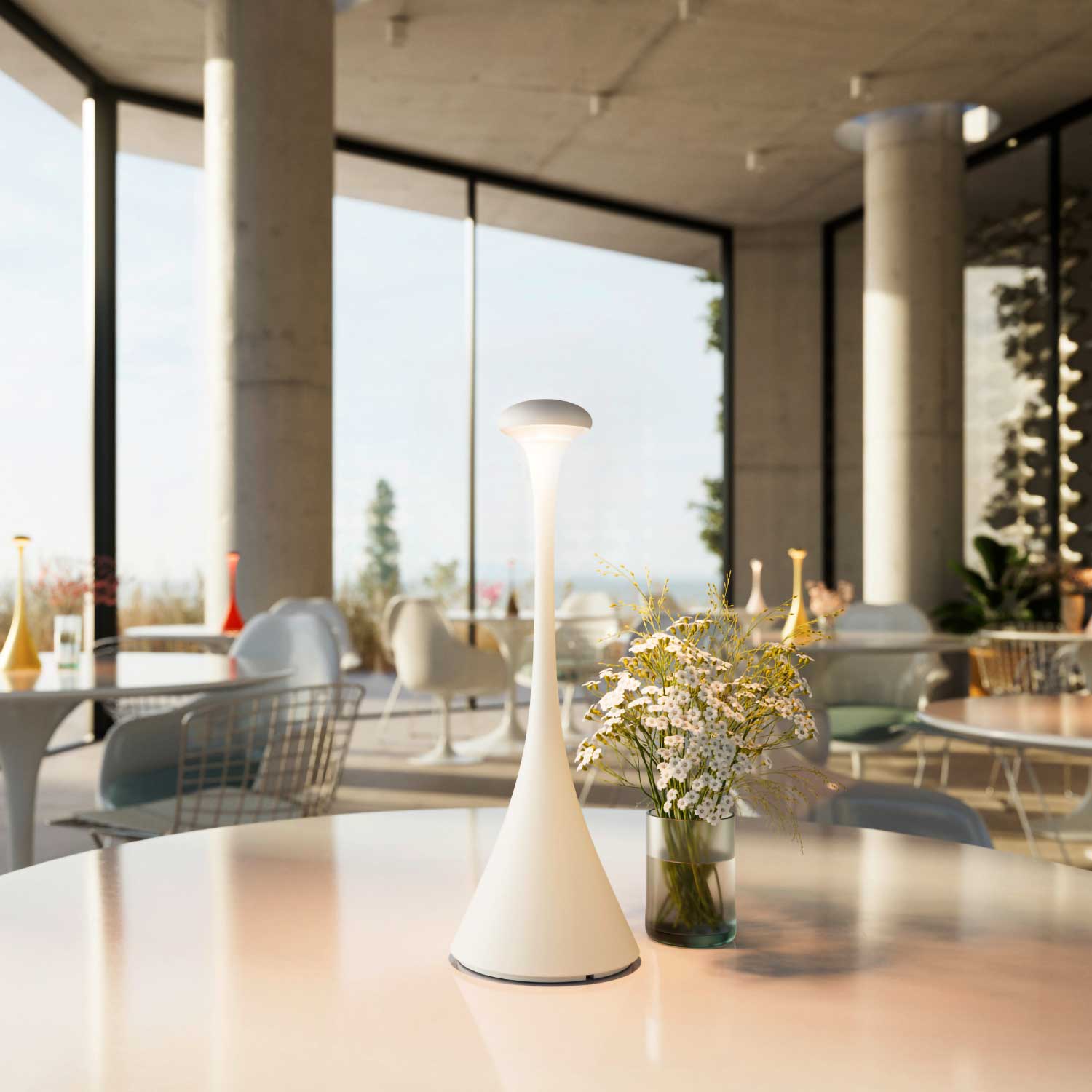 Nudrop - Portable wireless LED lamp design for outdoor use