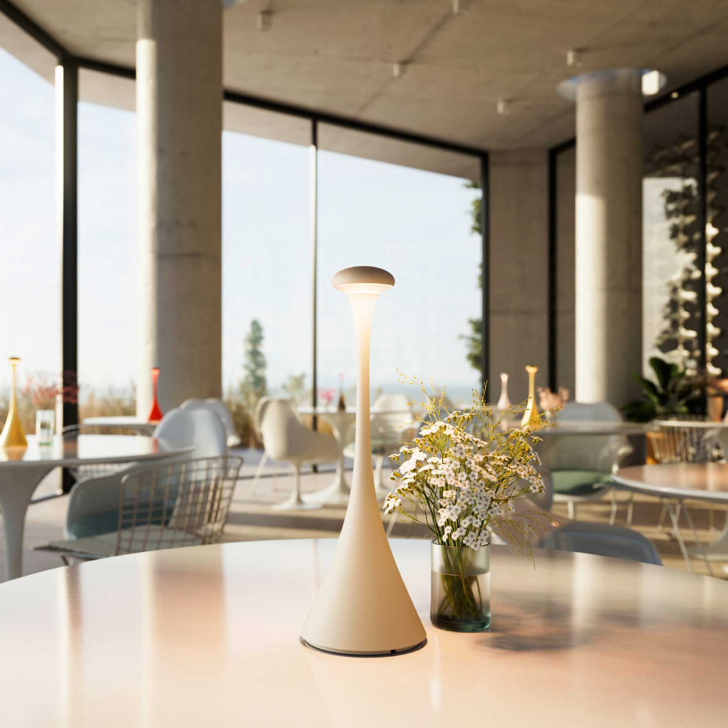 Nudrop - Lampada portatile a led senza fili design per esterno