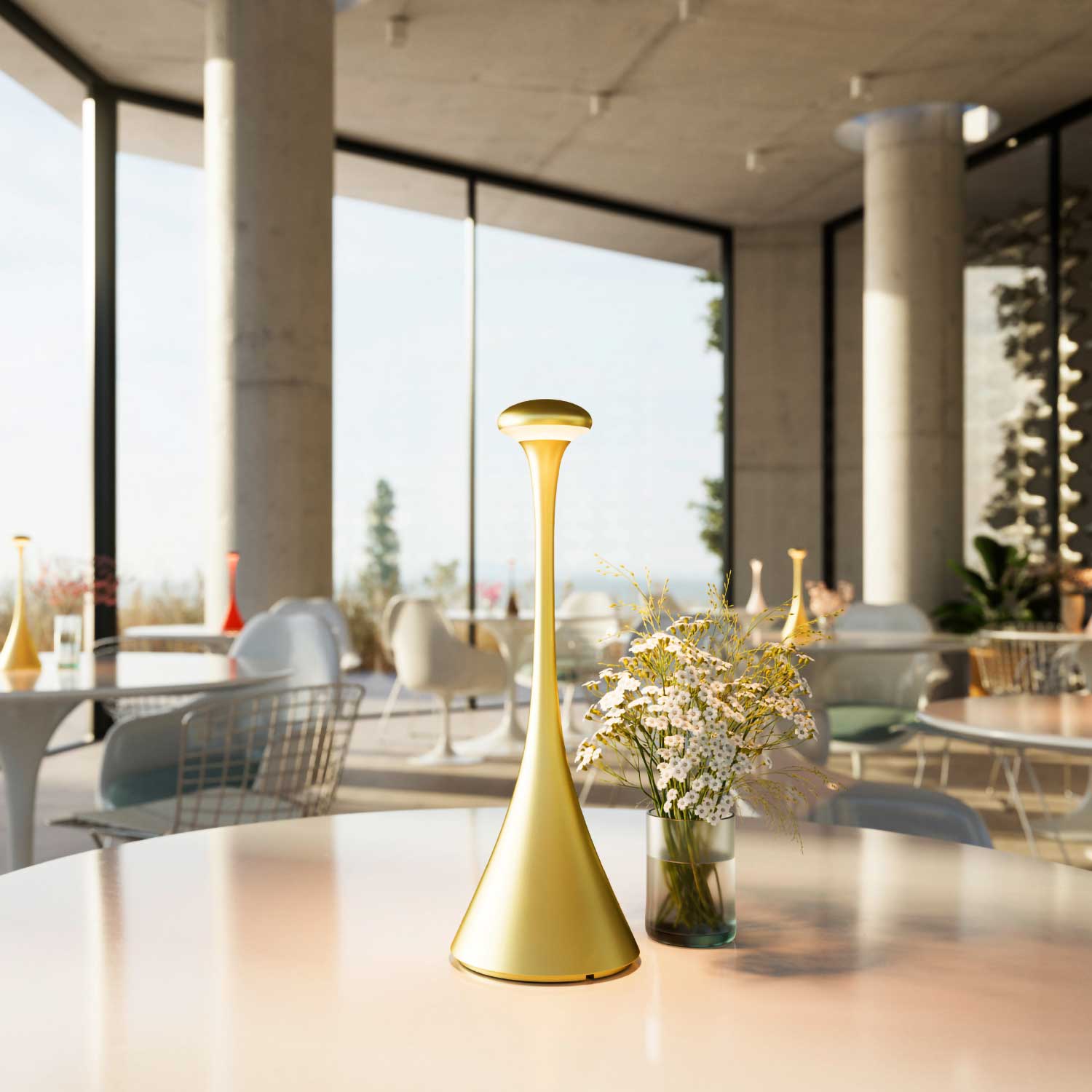 Nudrop - Portable wireless LED lamp design for outdoor use