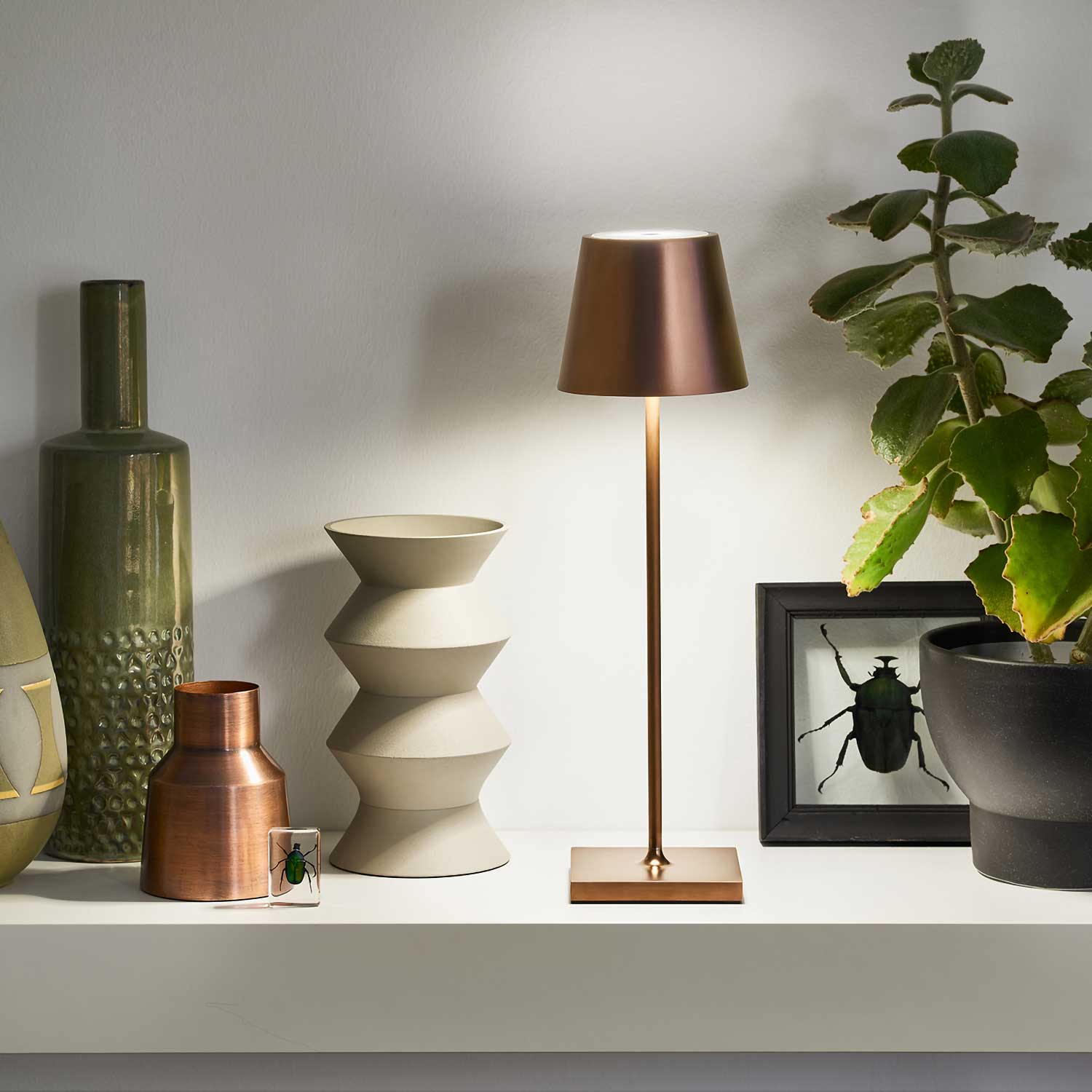 Nuindie - Lampe de table sans-fils extérieur led dimmable