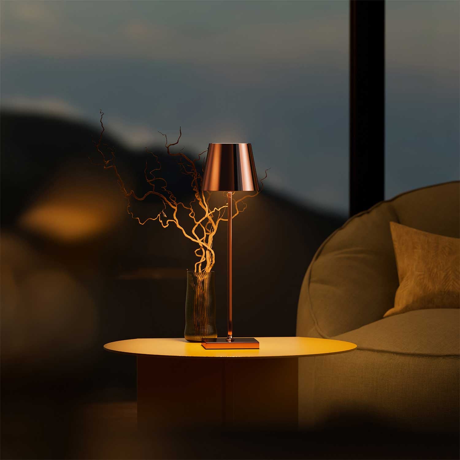 Nuindie - Lampe de table sans-fils extérieur led dimmable