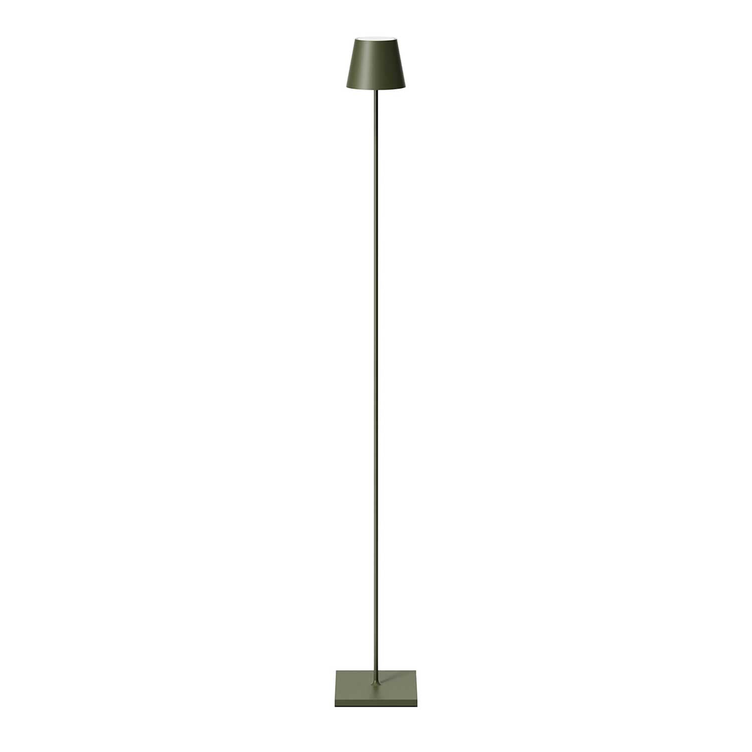 Nuindie - Lampadaire LED sans fil extérieur en acier moderne