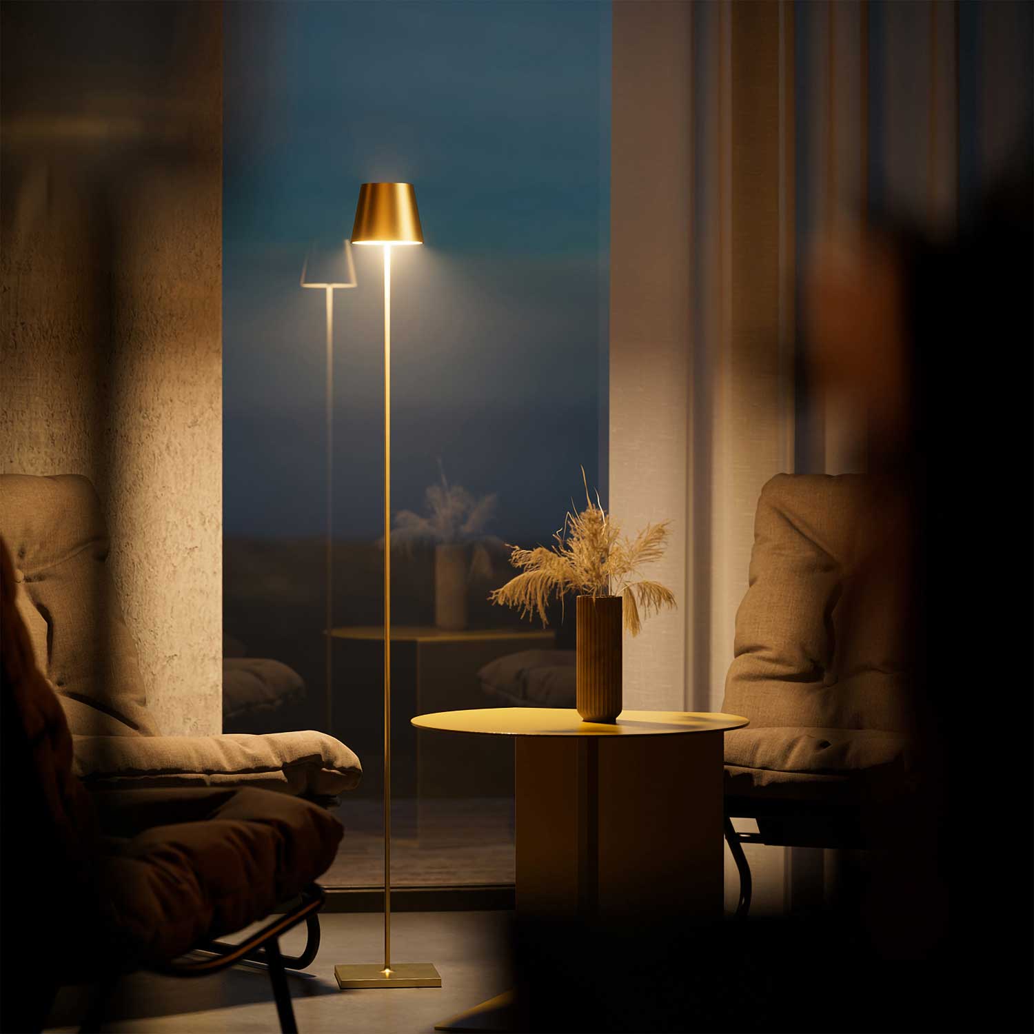 Nuindie - Беспроводной уличный светодиодный торшер из современного стали