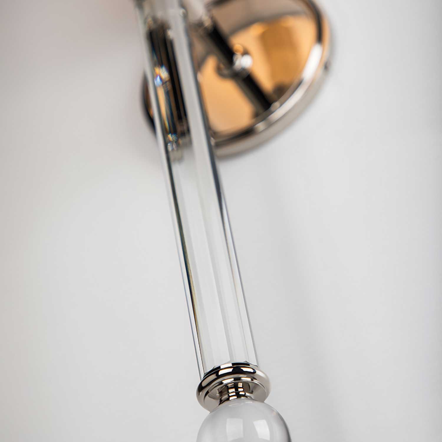 Gordon - Aplique de pared dorado latón o acero vintage