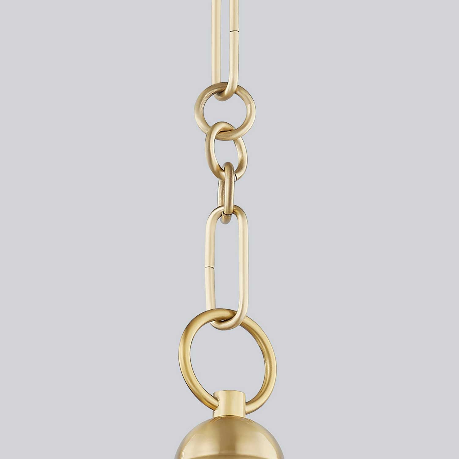 Fenimore - Vintage gold brass antique pendant light