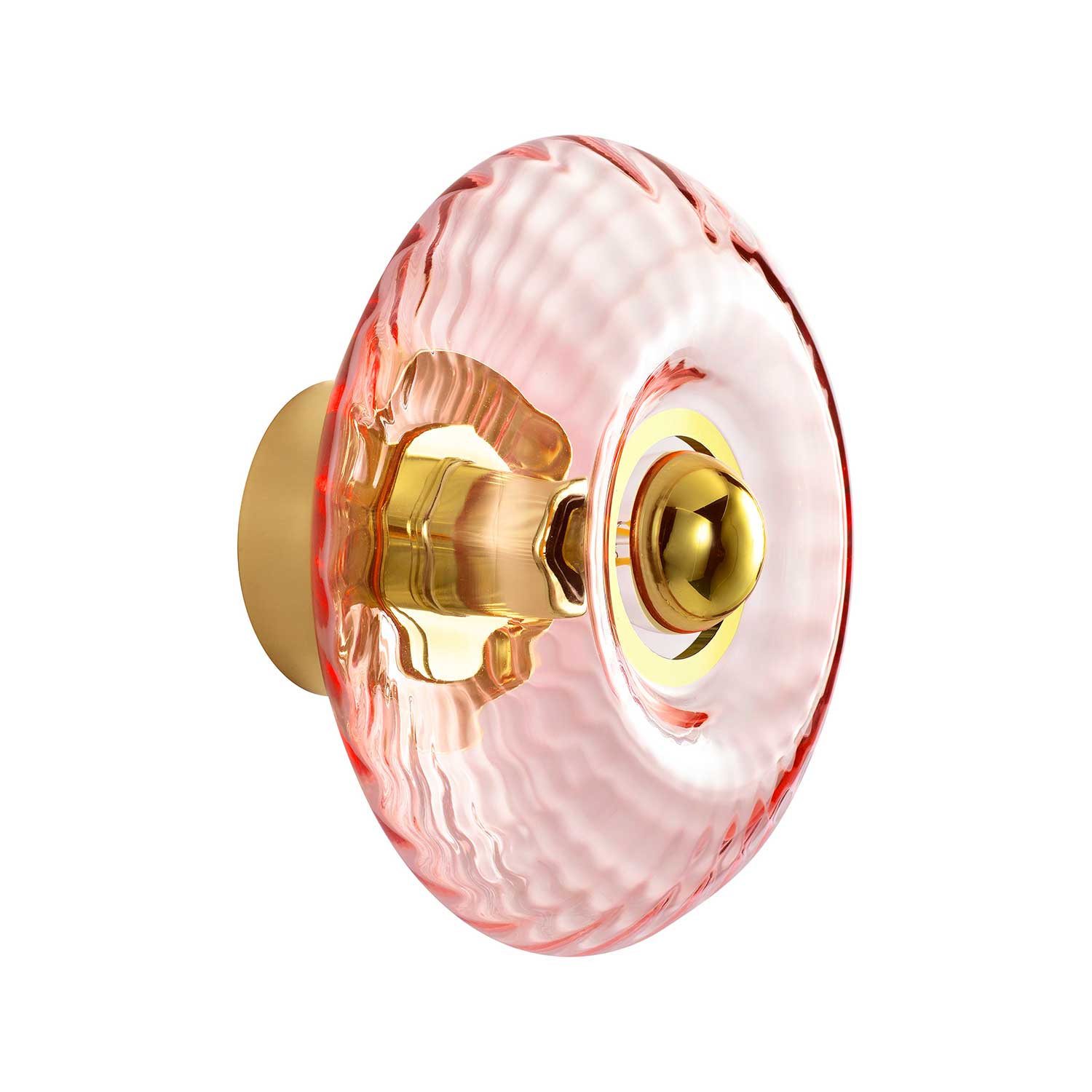 Grace - Colored glass wall sconce design art deco