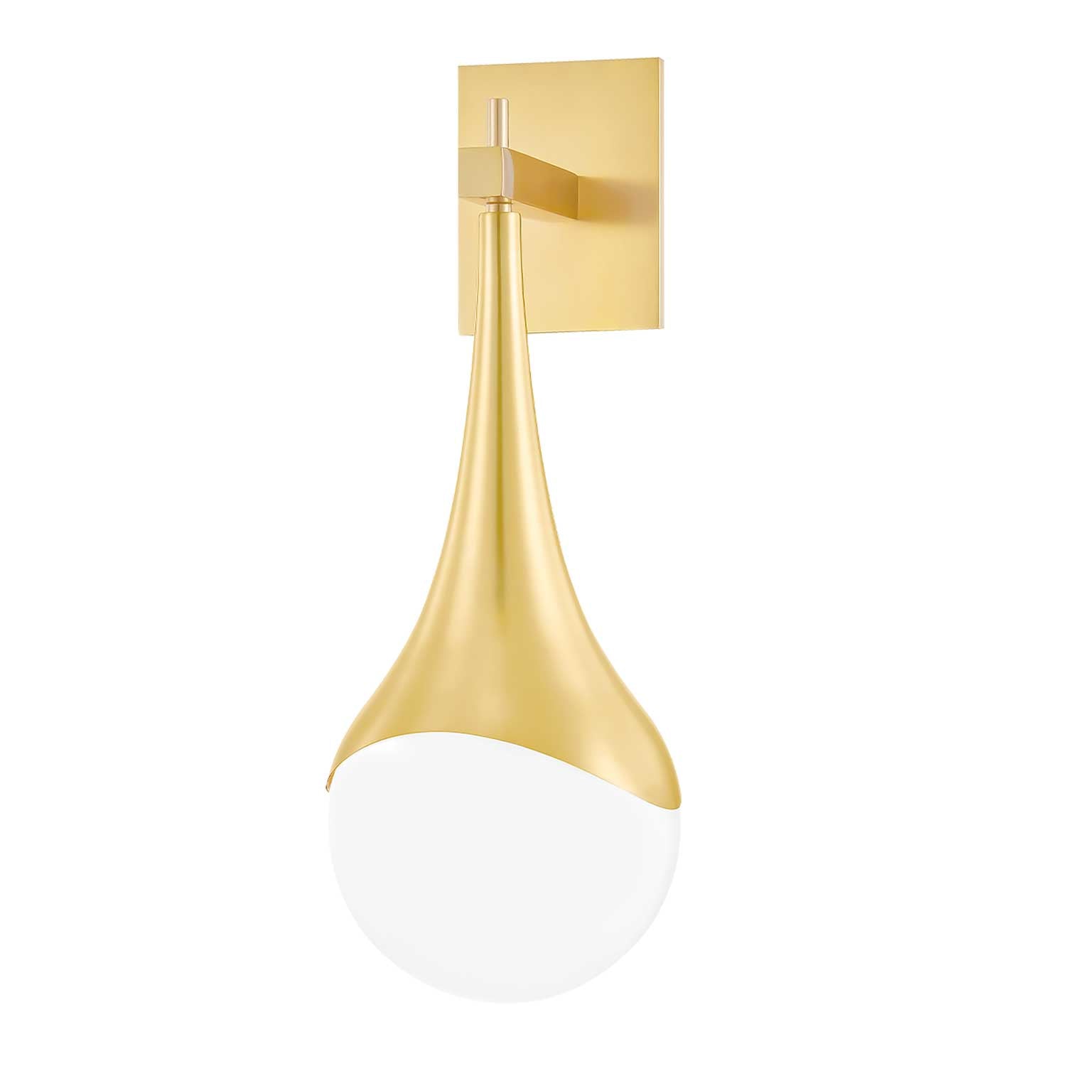 Ariana - Golden design wall sconce drop shape