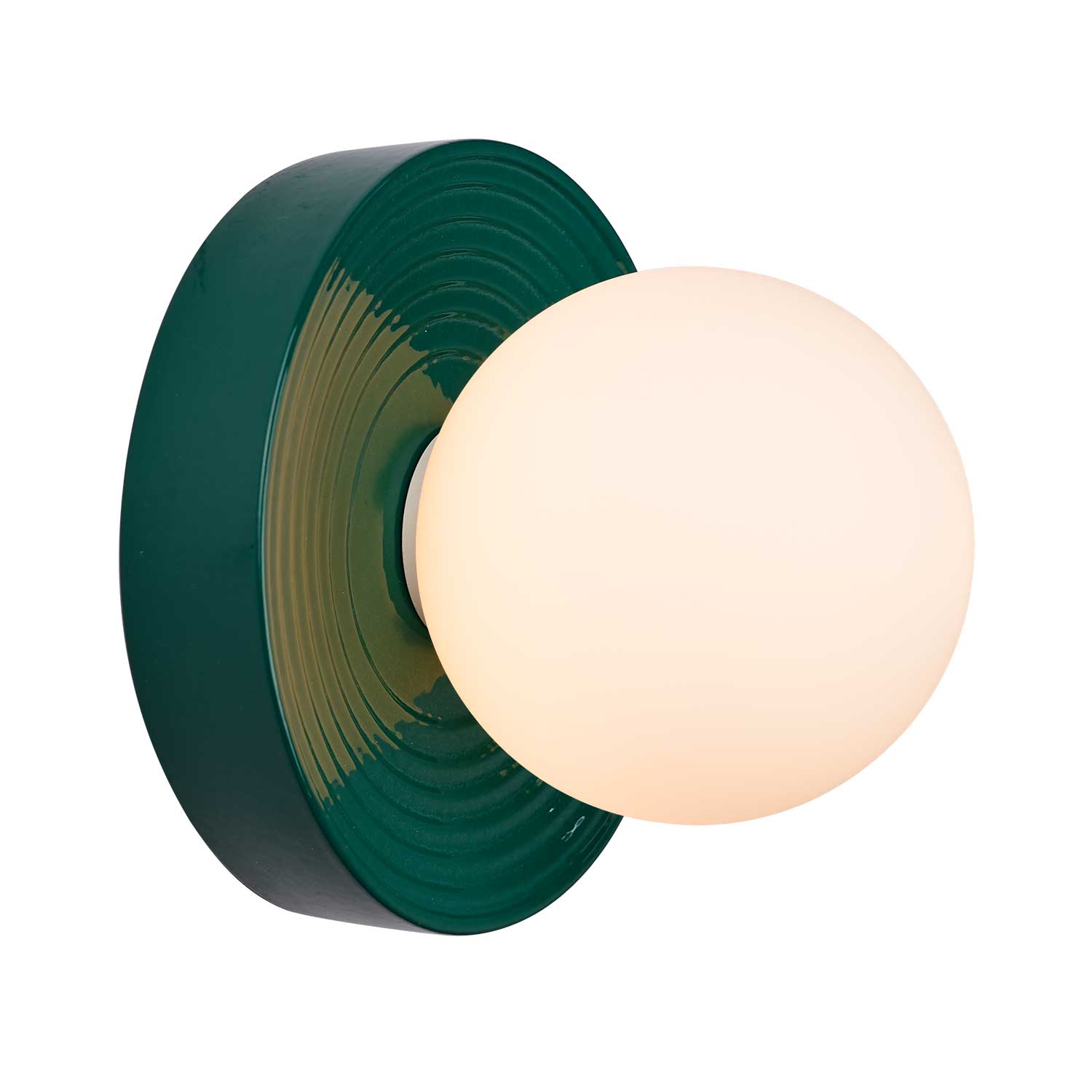 Alicia - Colored glass ball wall sconce design