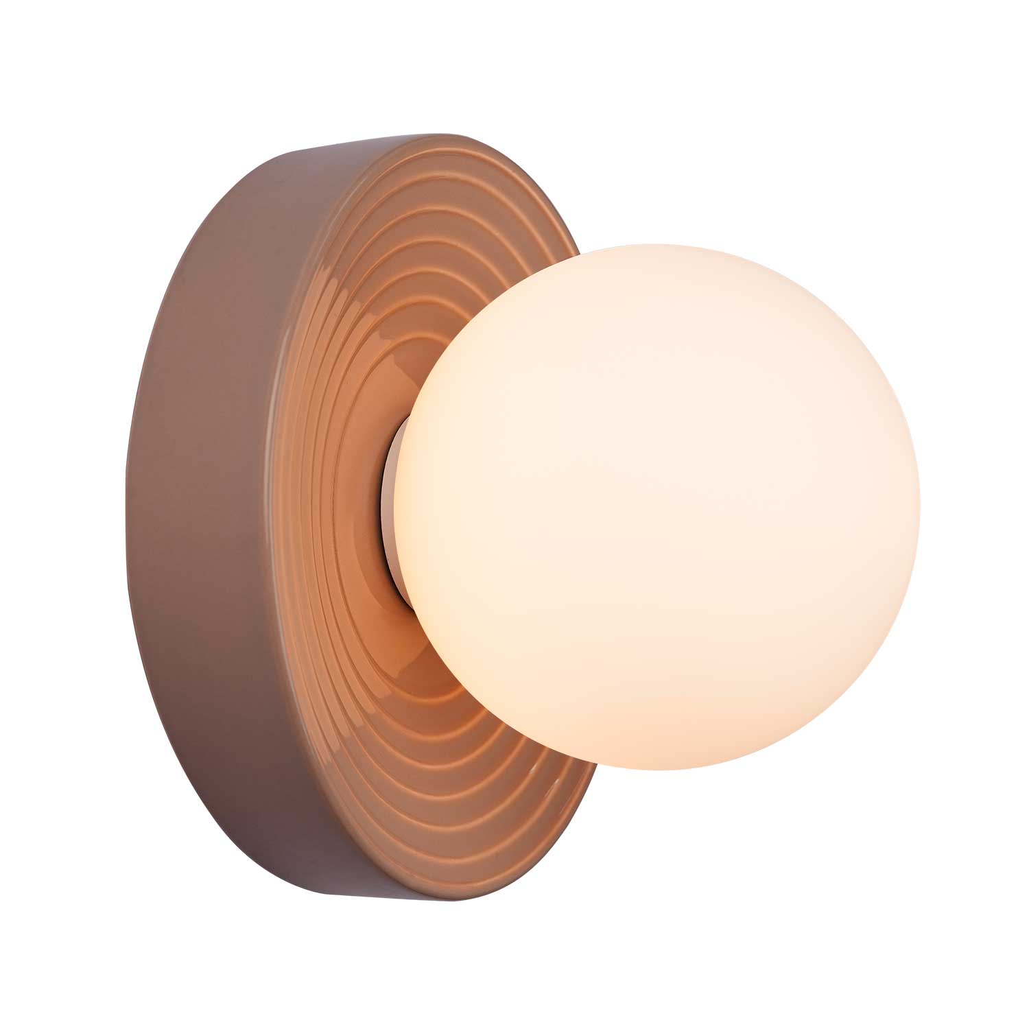 Alicia - Colored glass ball wall sconce design