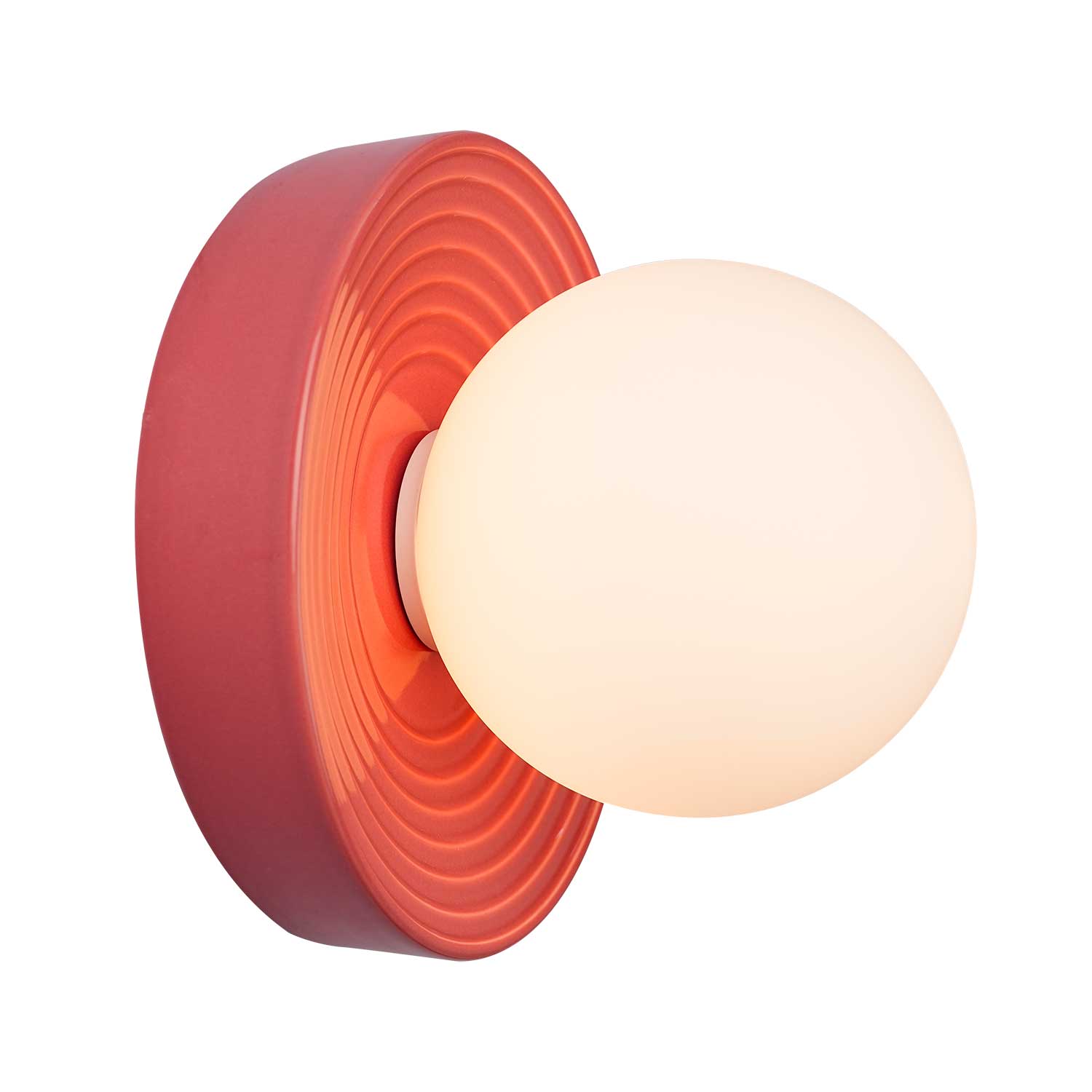 Alicia - Colored glass ball wall sconce design