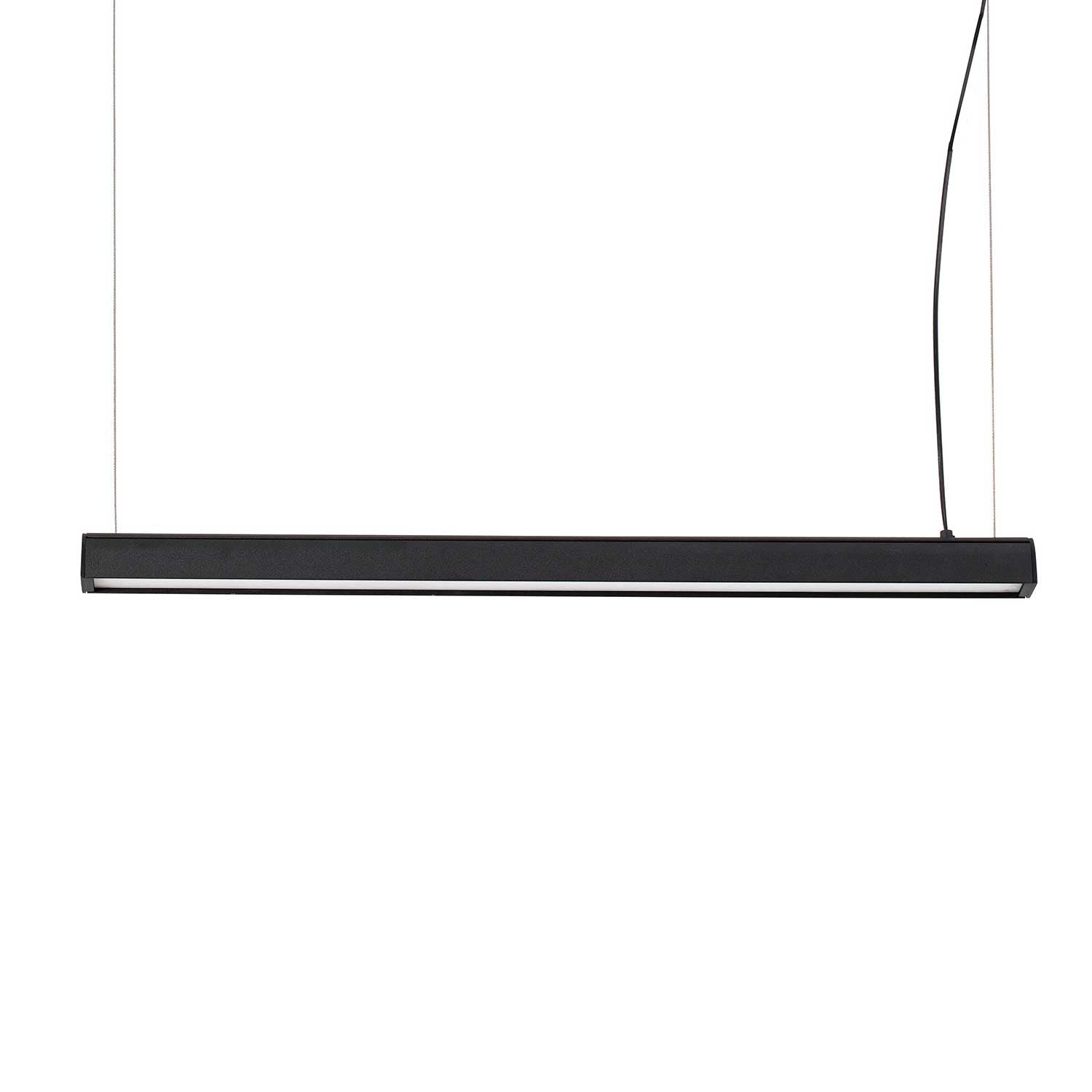 Vico - Black linear LED pendant light for modern kitchen
