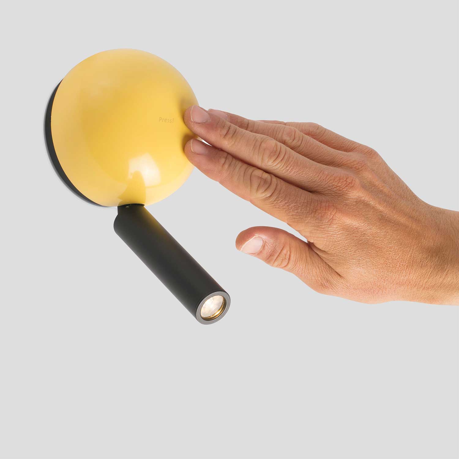 Press - LED reading bedside lamp for modern hotel