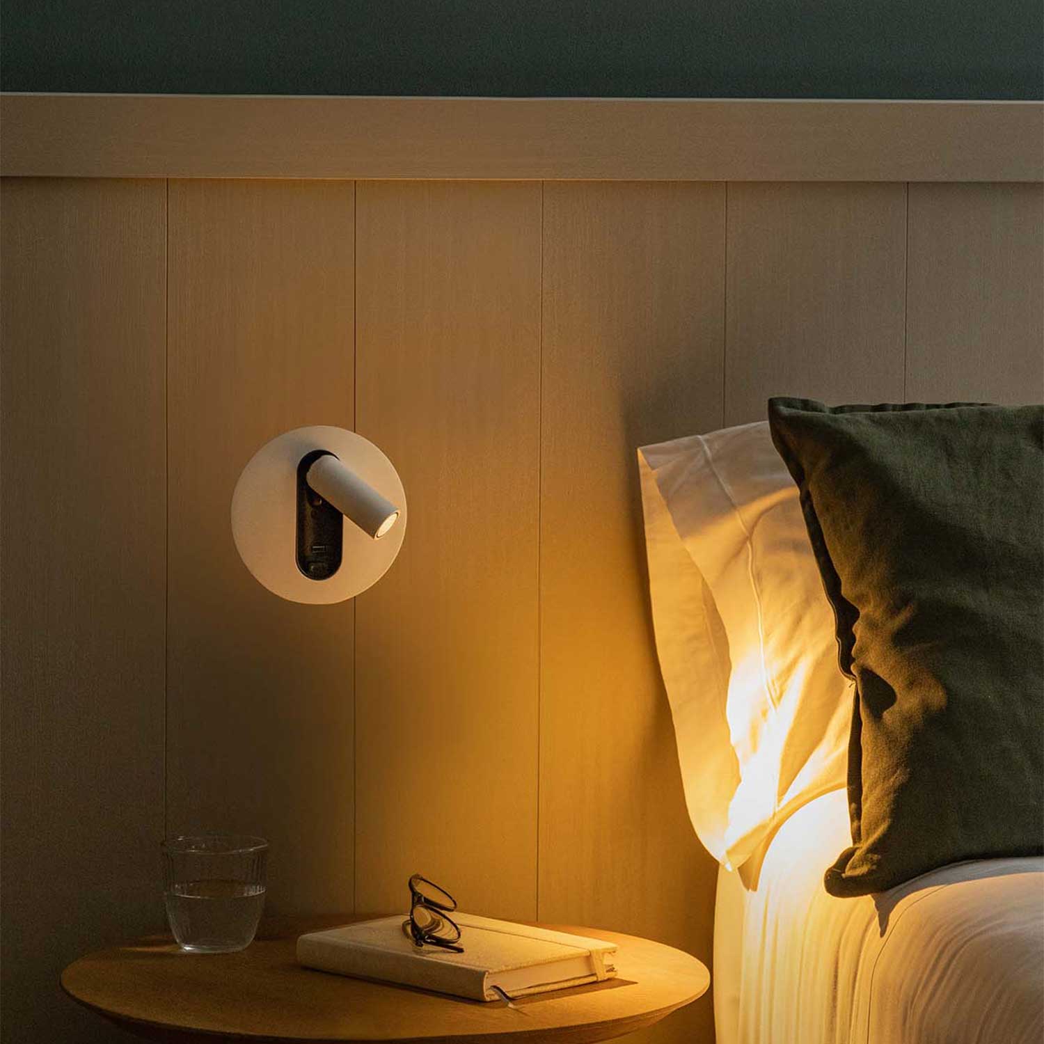 Timit - Applique murale liseuse led pour chambre moderne