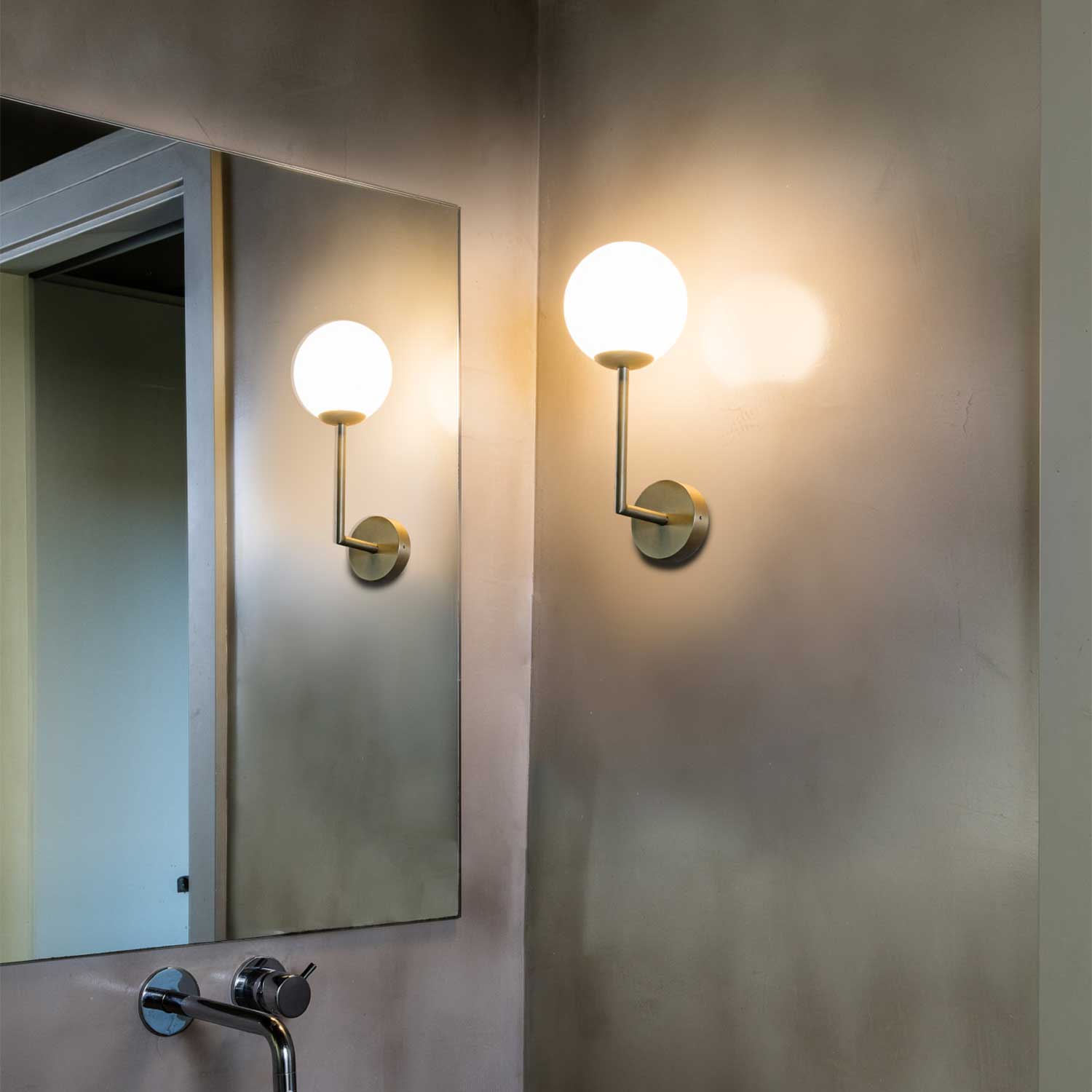 Gala - Applique murale design étanche IP44 pour salle de bain