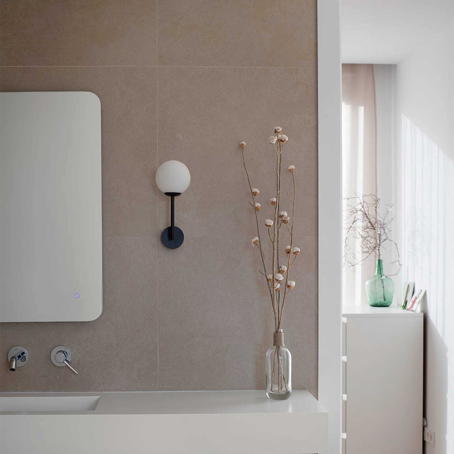 Gala - Applique murale design étanche IP44 pour salle de bain