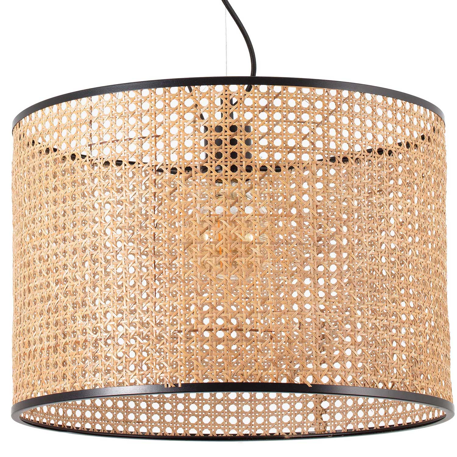 Mambo - Suspension rotin pour salle à manger moderne