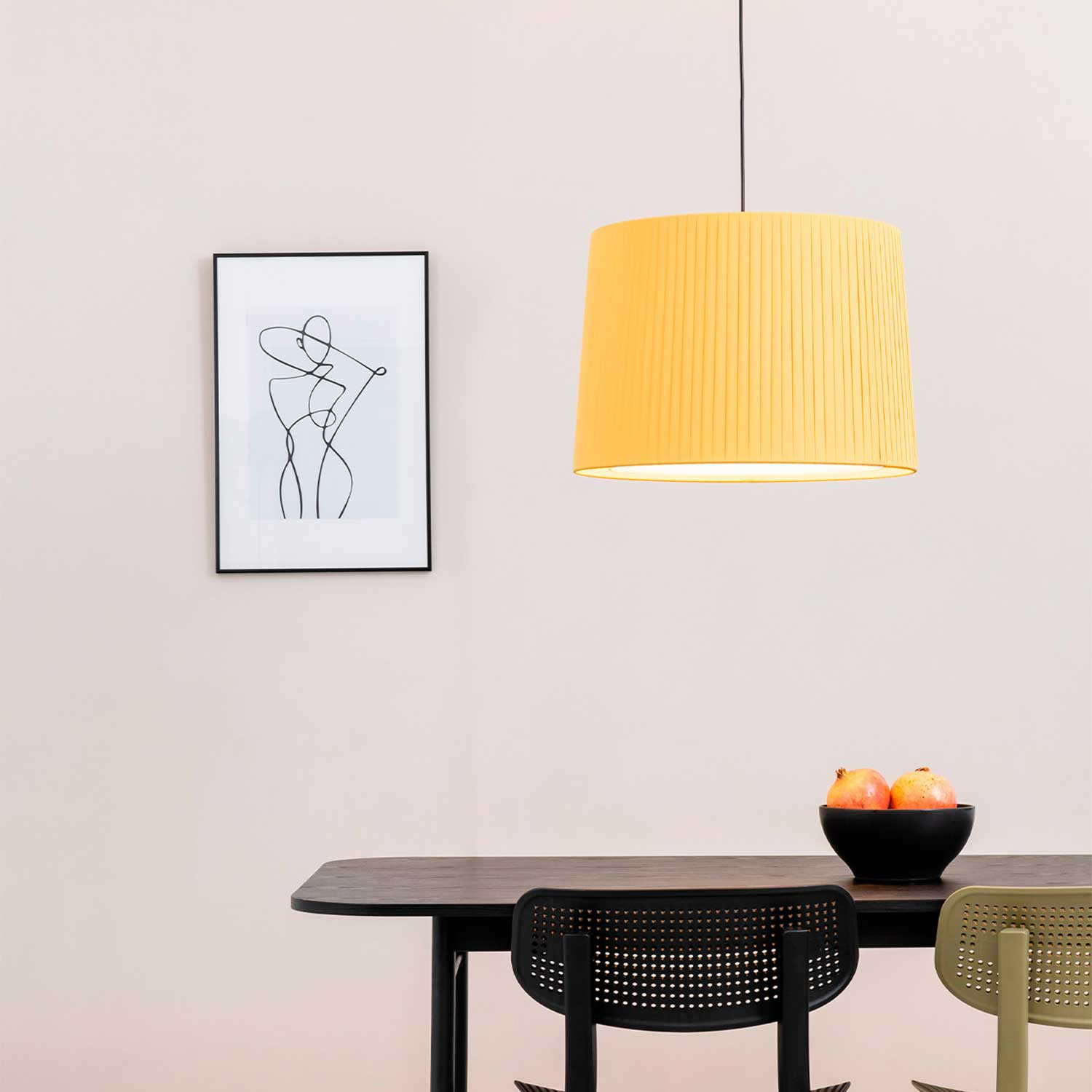 Samba - Suspension enrubannée moderne pour salle à manger