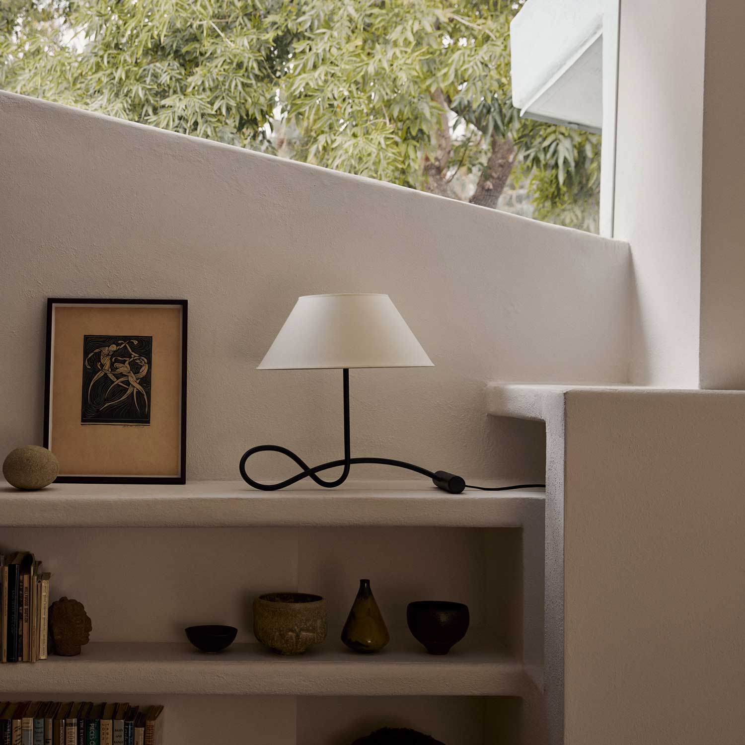 Alameda - Lampada da scrivania industriale in ferro battuto design