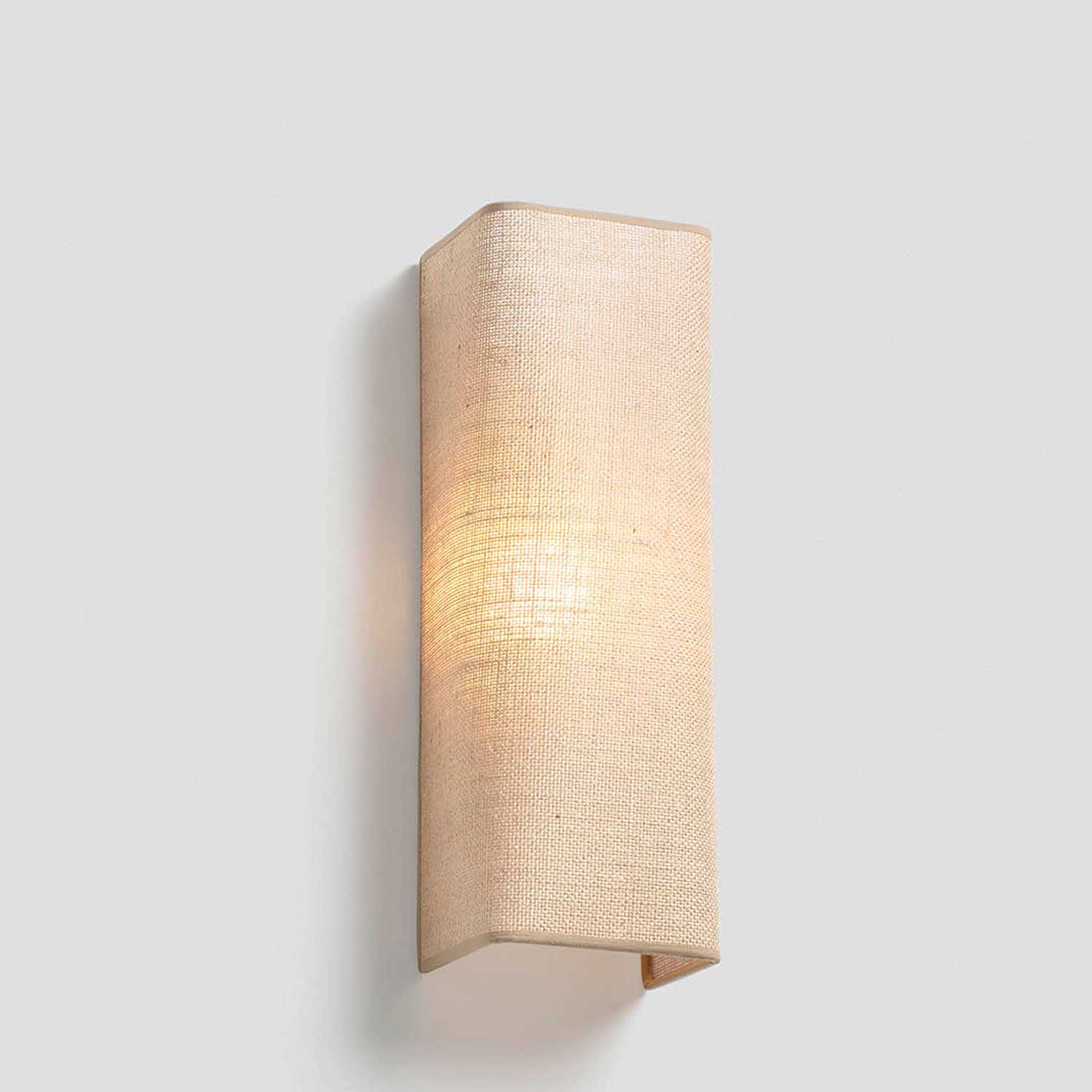 Оттон - настенный светильник из джута для богемной гостиной