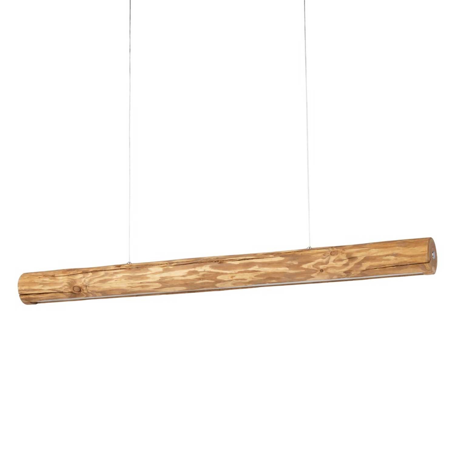 Polaris - Sospensione led tronco di legno stile chalet