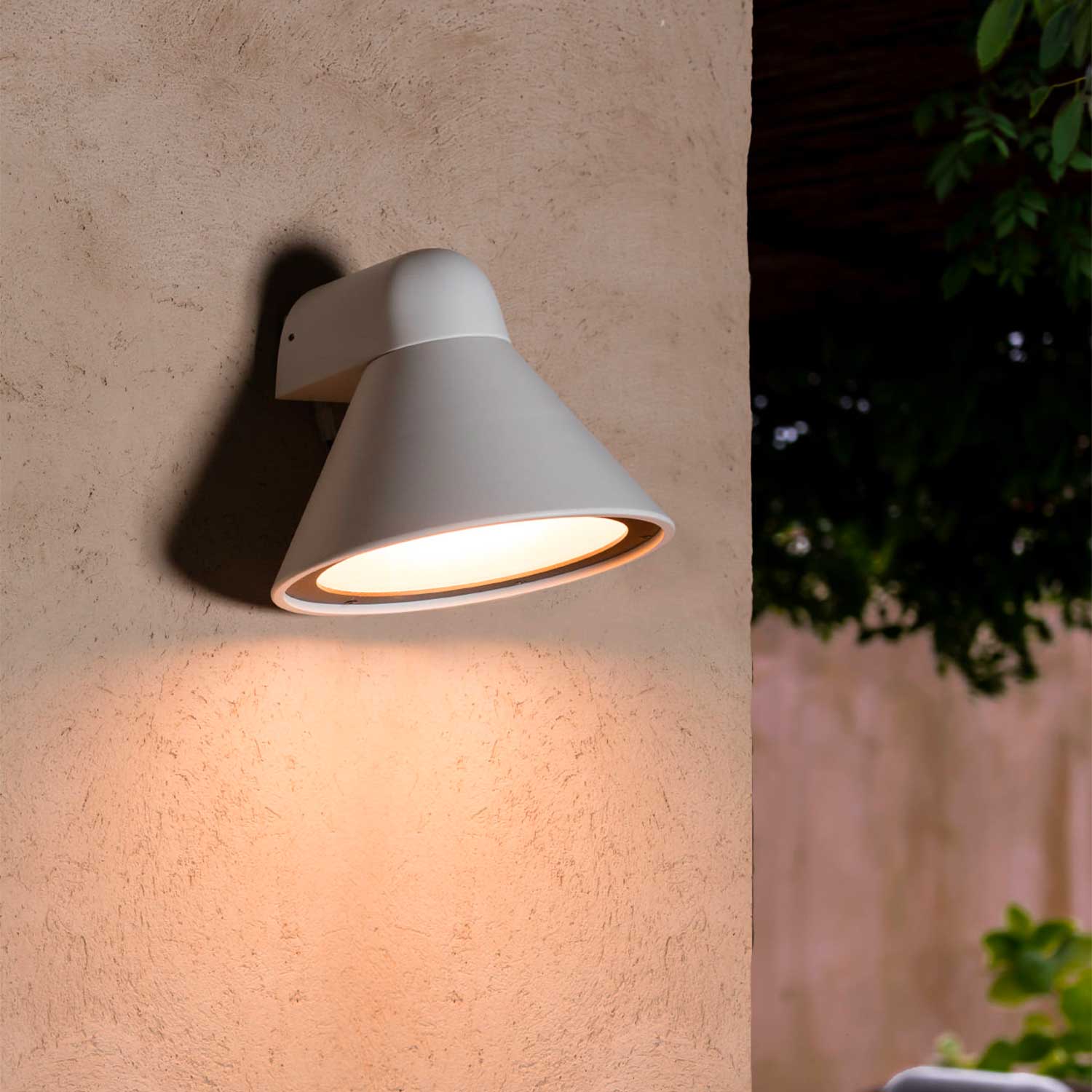 Pals - Aplique de pared contemporáneo exterior IP65