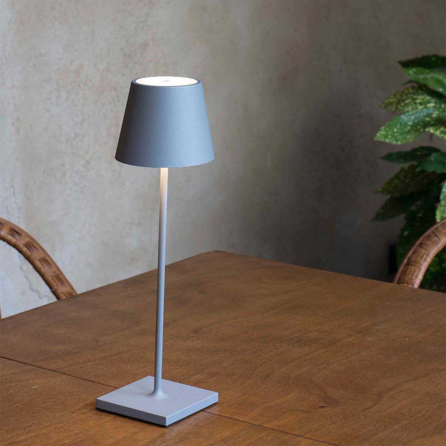 Toc - moderne kabellose Touch-Lampe für Terrasse