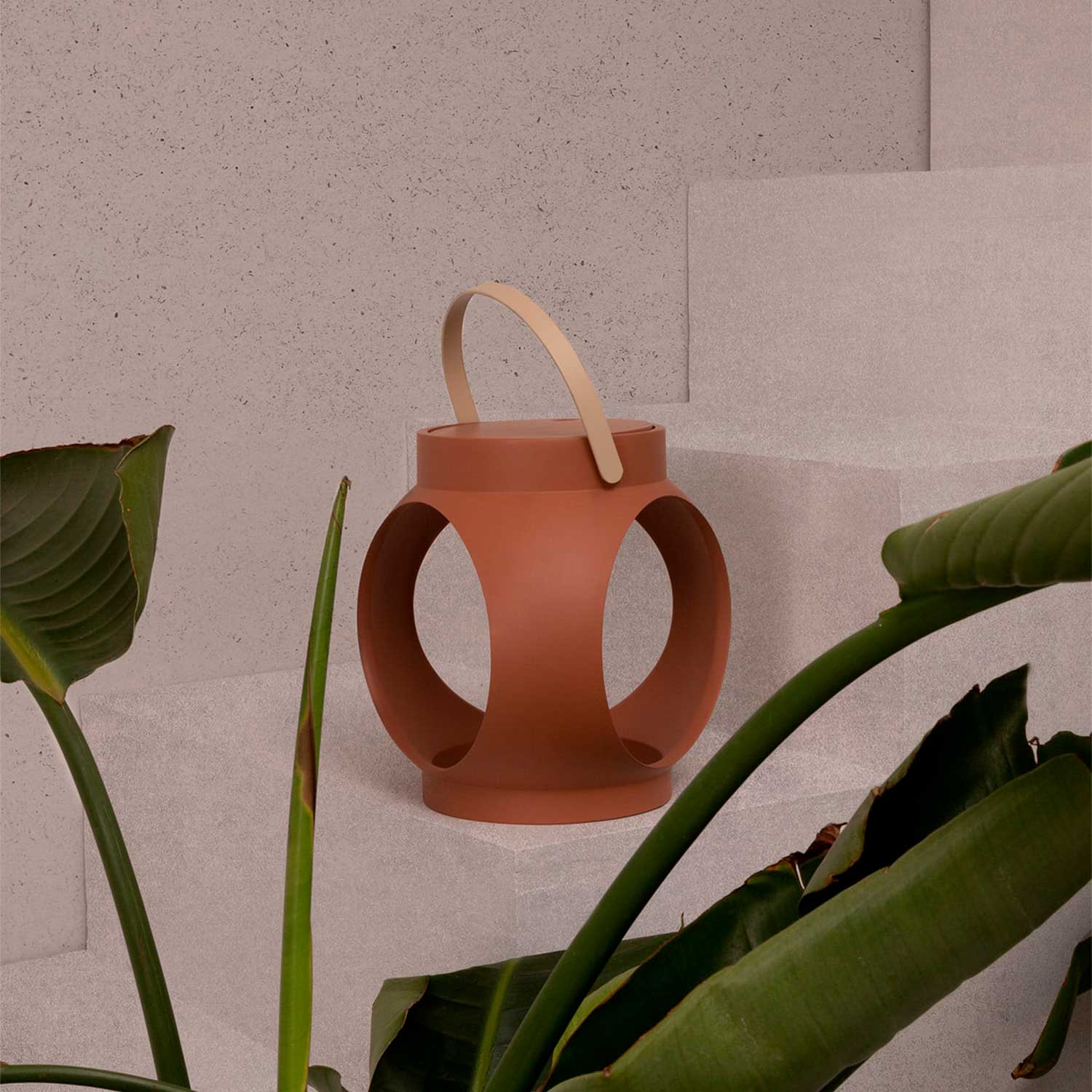 Candela - Lampe d'extérieur sans-fil rechargeable terracotta