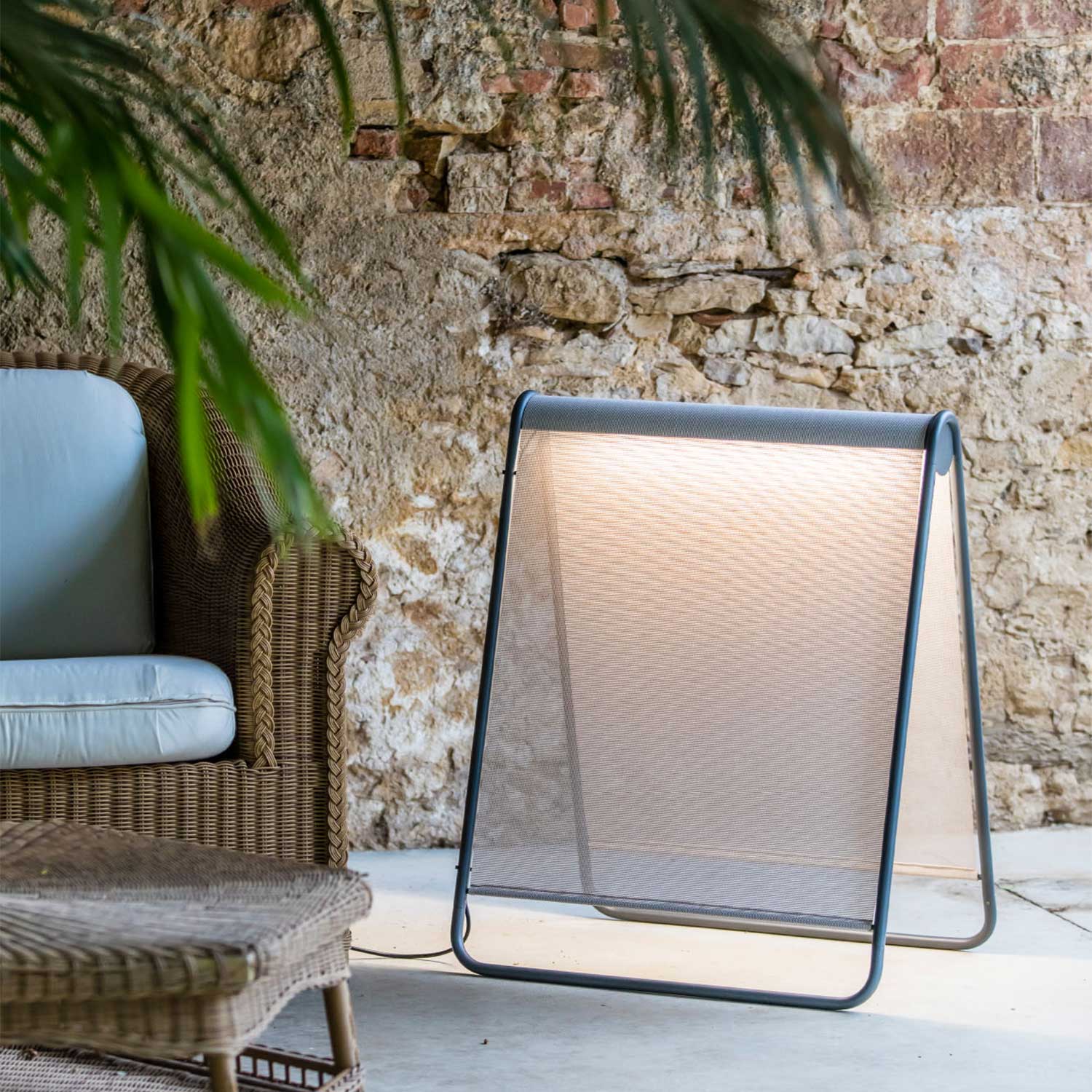 Cadaqués - Lampada da esterno a led design in tessuto