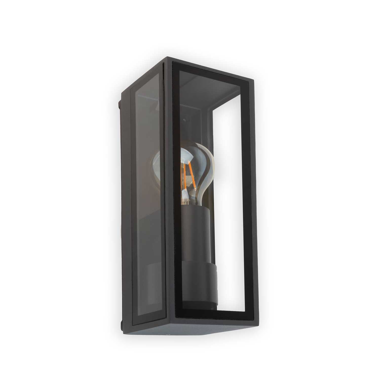 Tamashi - Aplique de pared exterior industrial de vidrio