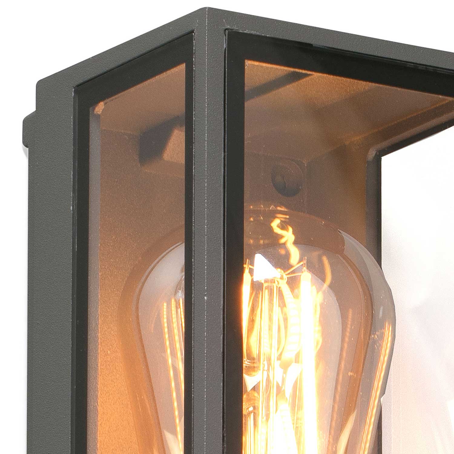 Tamashi - Industrielle Außenwandleuchte aus Glas