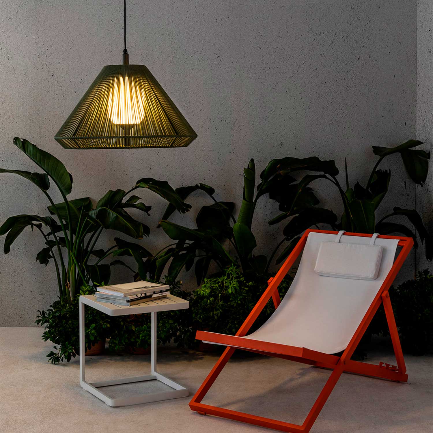 Saigon - Suspension extérieure pour pergola moderne