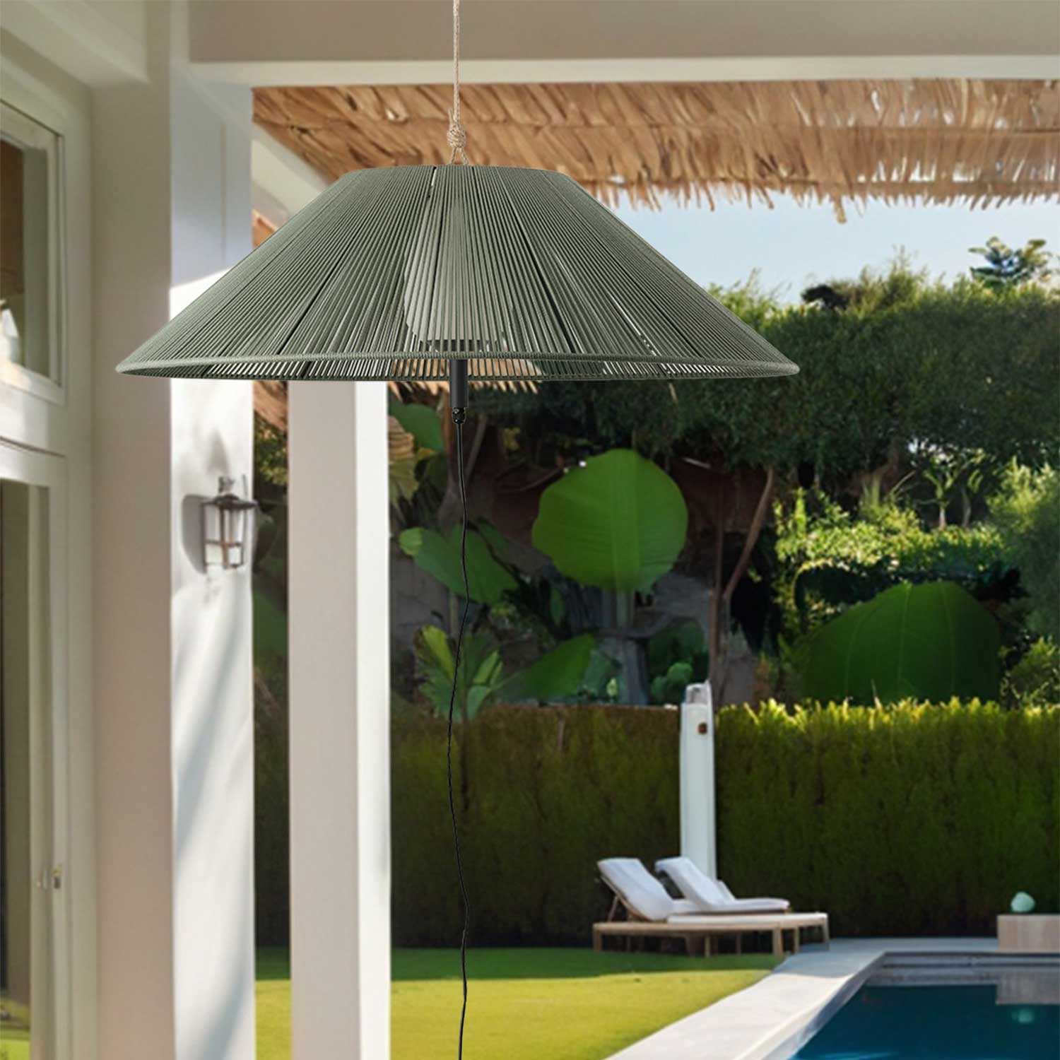 Сайгон - Подвесной светильник XXL для улицы современного дизайна