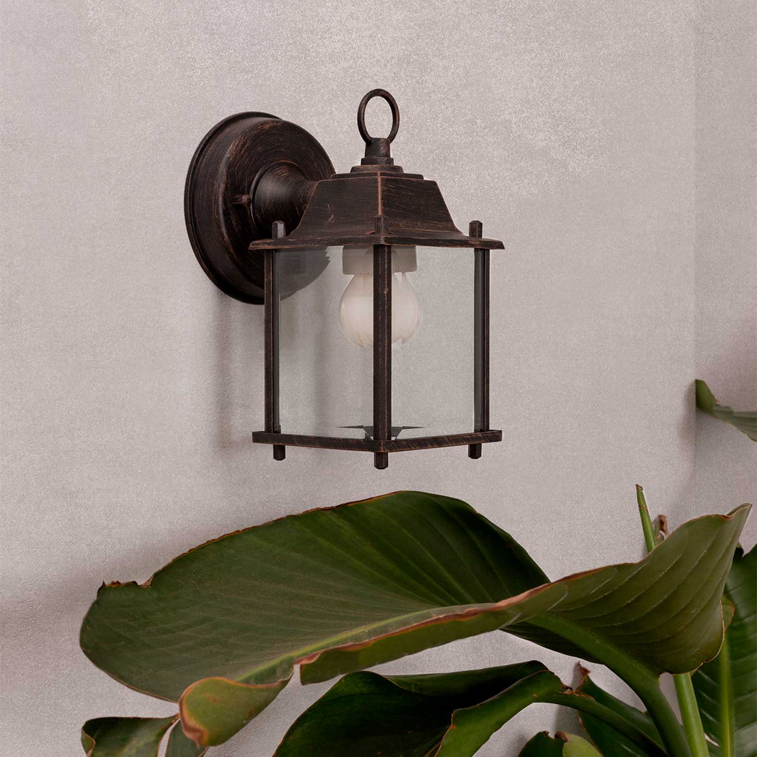 Dado - Aplique de pared exterior metal estilo vintage