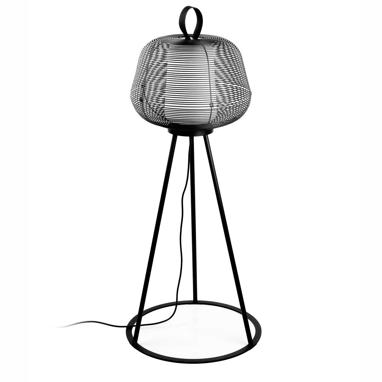 Nara - Lampada da terra esterna design per terrazza moderna