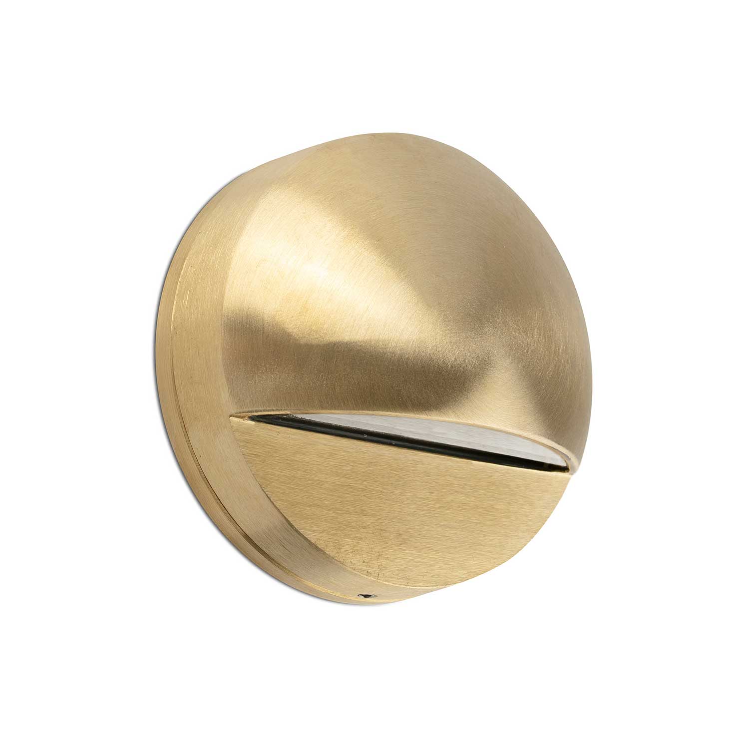 Drak - Aplique de pared LED de latón para exterior