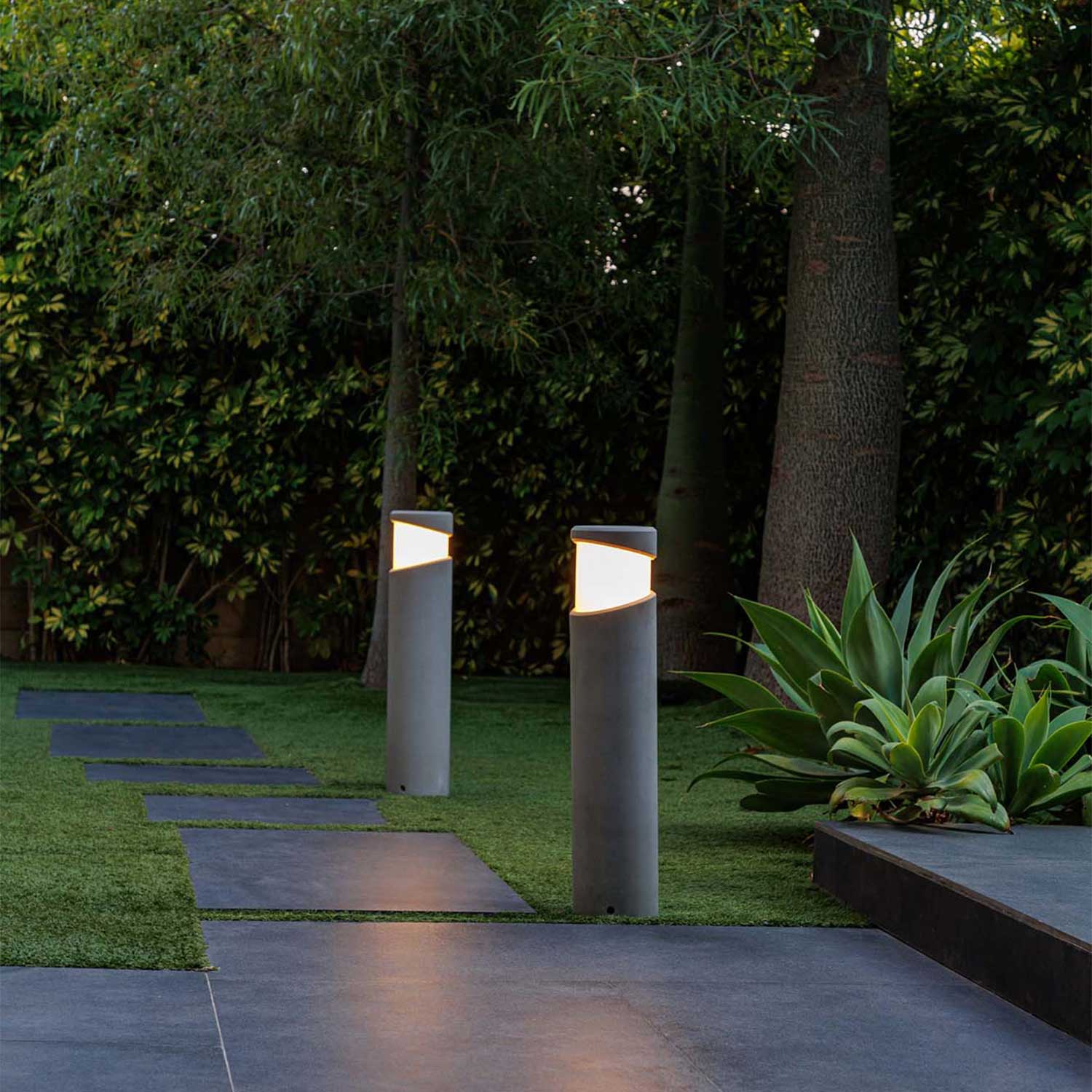 Block - Balisage de jardin design en béton étanche IP65