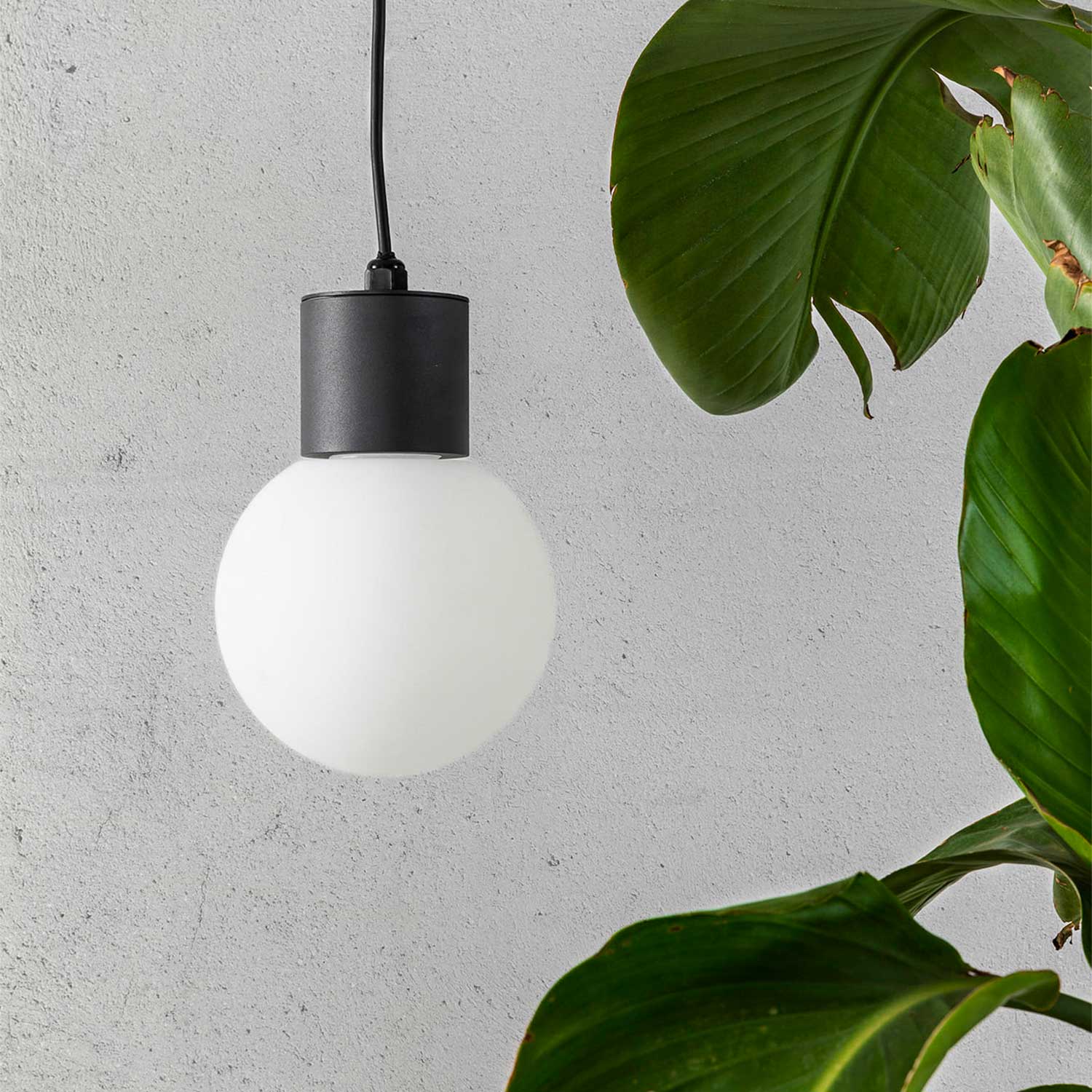 Moon - Suspension étanche pour terrasse extérieure moderne