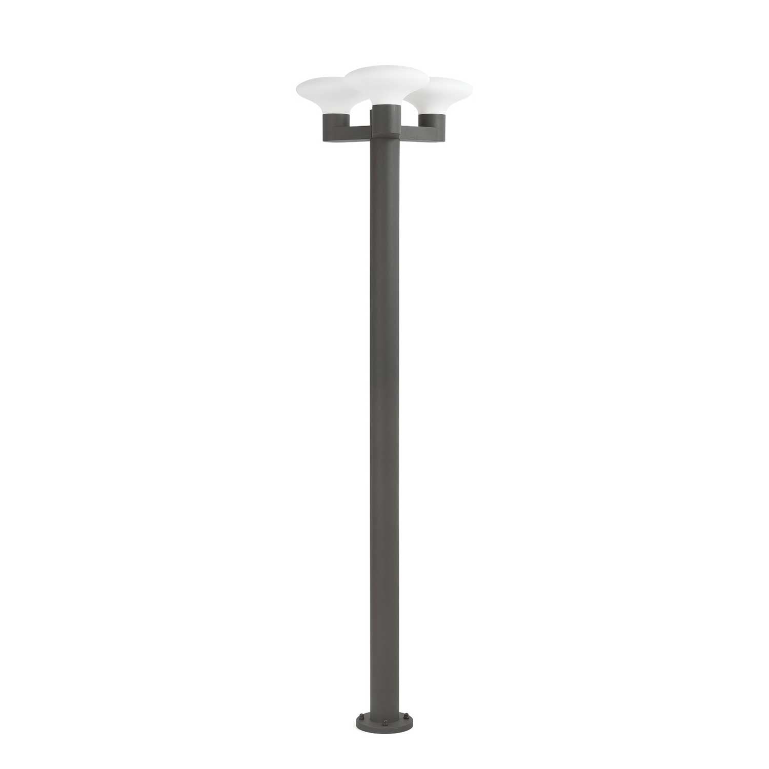 Blubs - Lampadaire extérieur moderne gris foncé