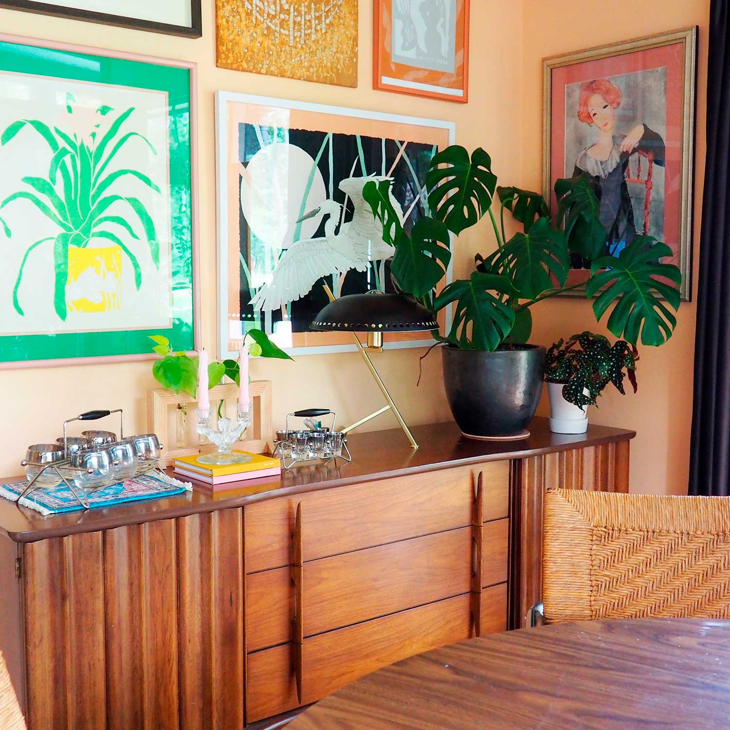 Landis - Lámpara de escritorio vintage en latón