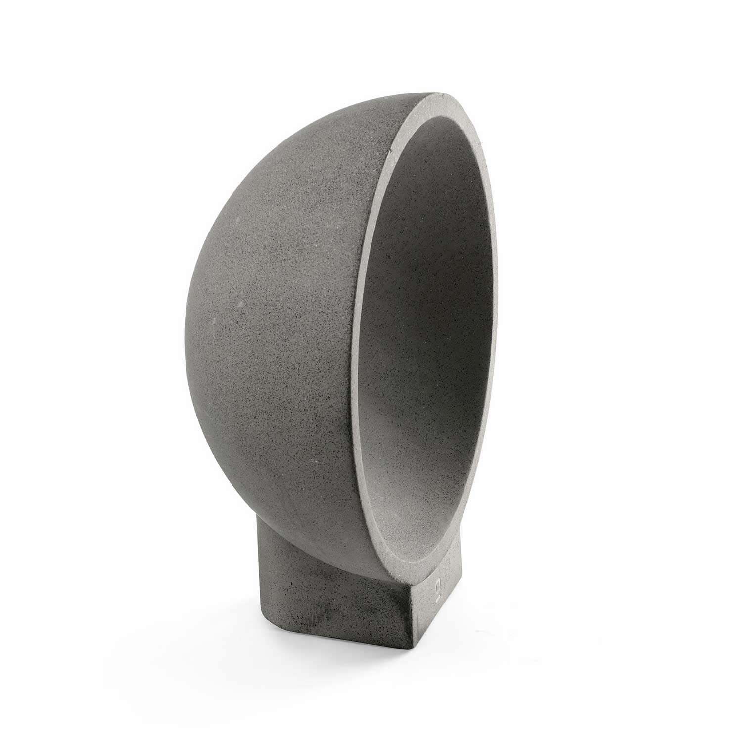 Gaia - Design LED bollard in concrete for modern outdoor use