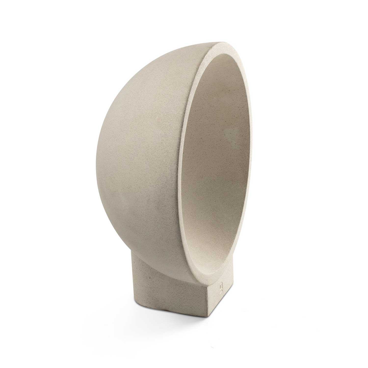 Gaia - Potelet led design en béton pour extérieur moderne