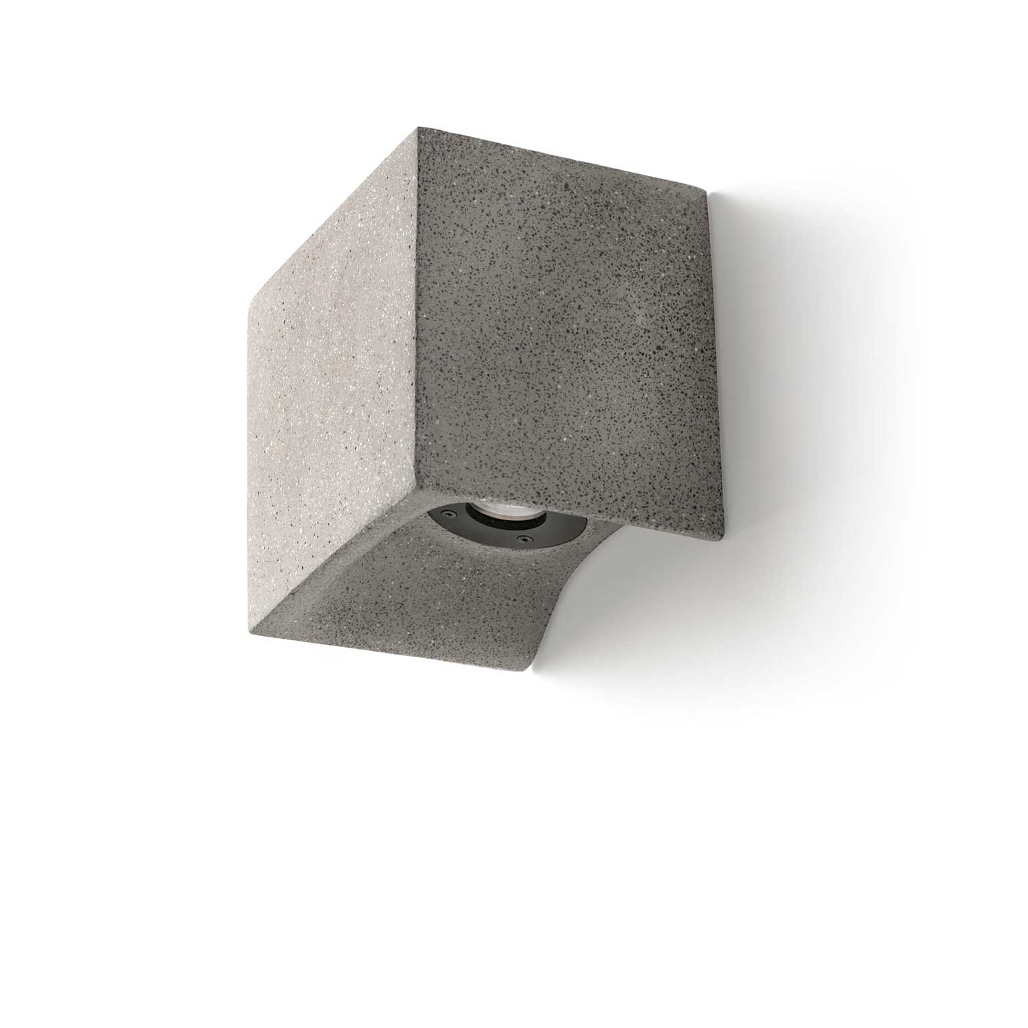 Grot - Außenwandleuchte LED aus Beton im Industriestil