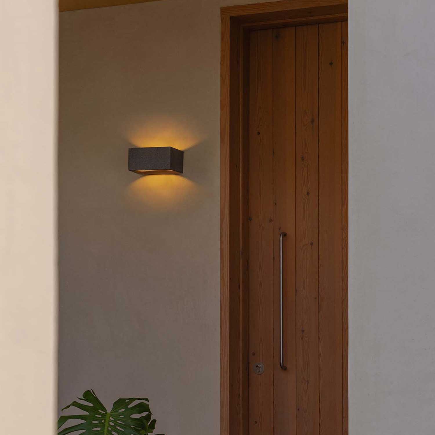 Glint - Concrete design outdoor LED bollard for modern garden